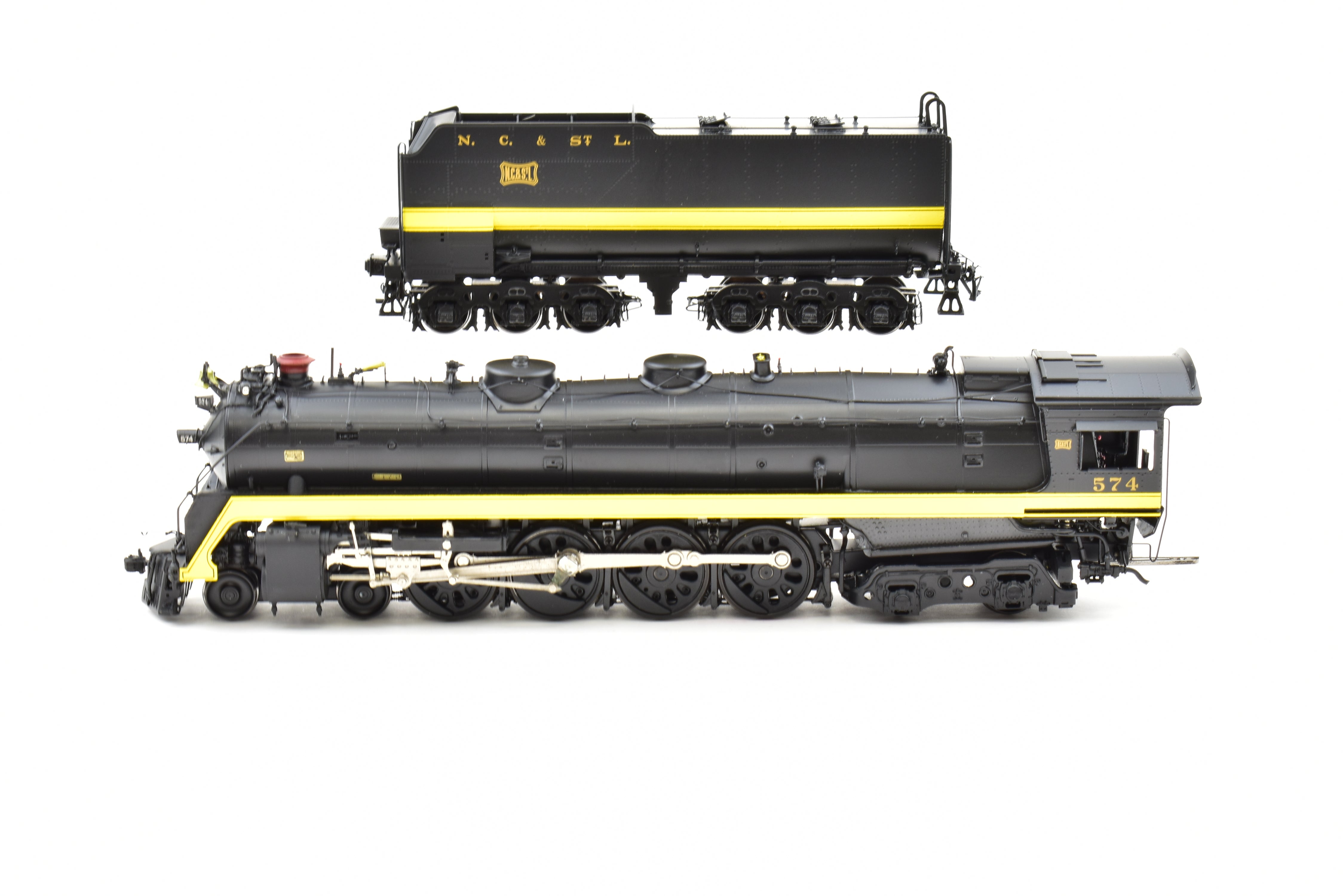 HO Brass OMI - Overland Models 4-8-4 Yellow Jacket No. 574 NC&StL