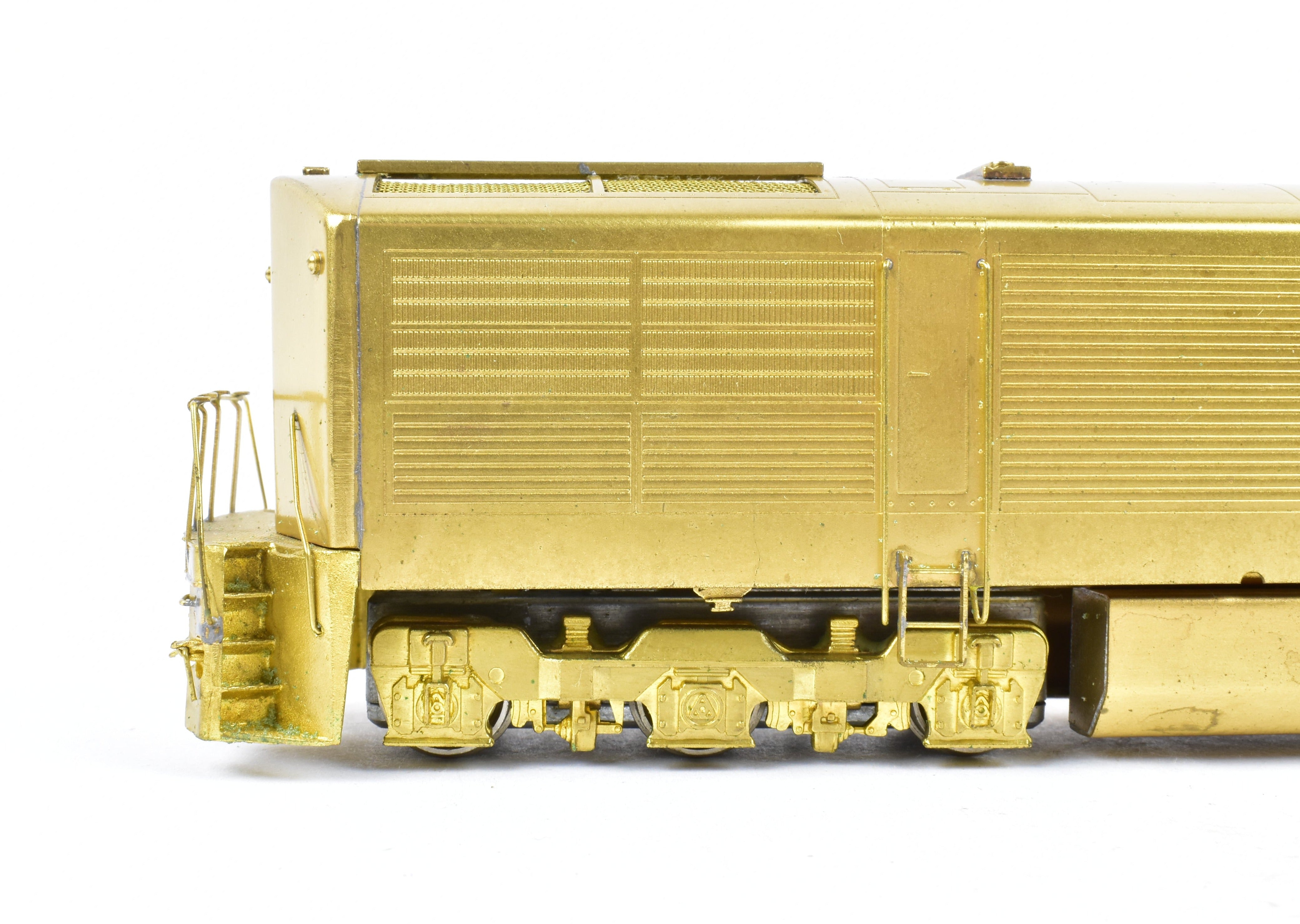 High - Quality HO Scale Brass Hallmark Models ATSF - Santa Fe GE U30CG Cowl - Style Passenger Diesel Locomotive with New NWSL Gears