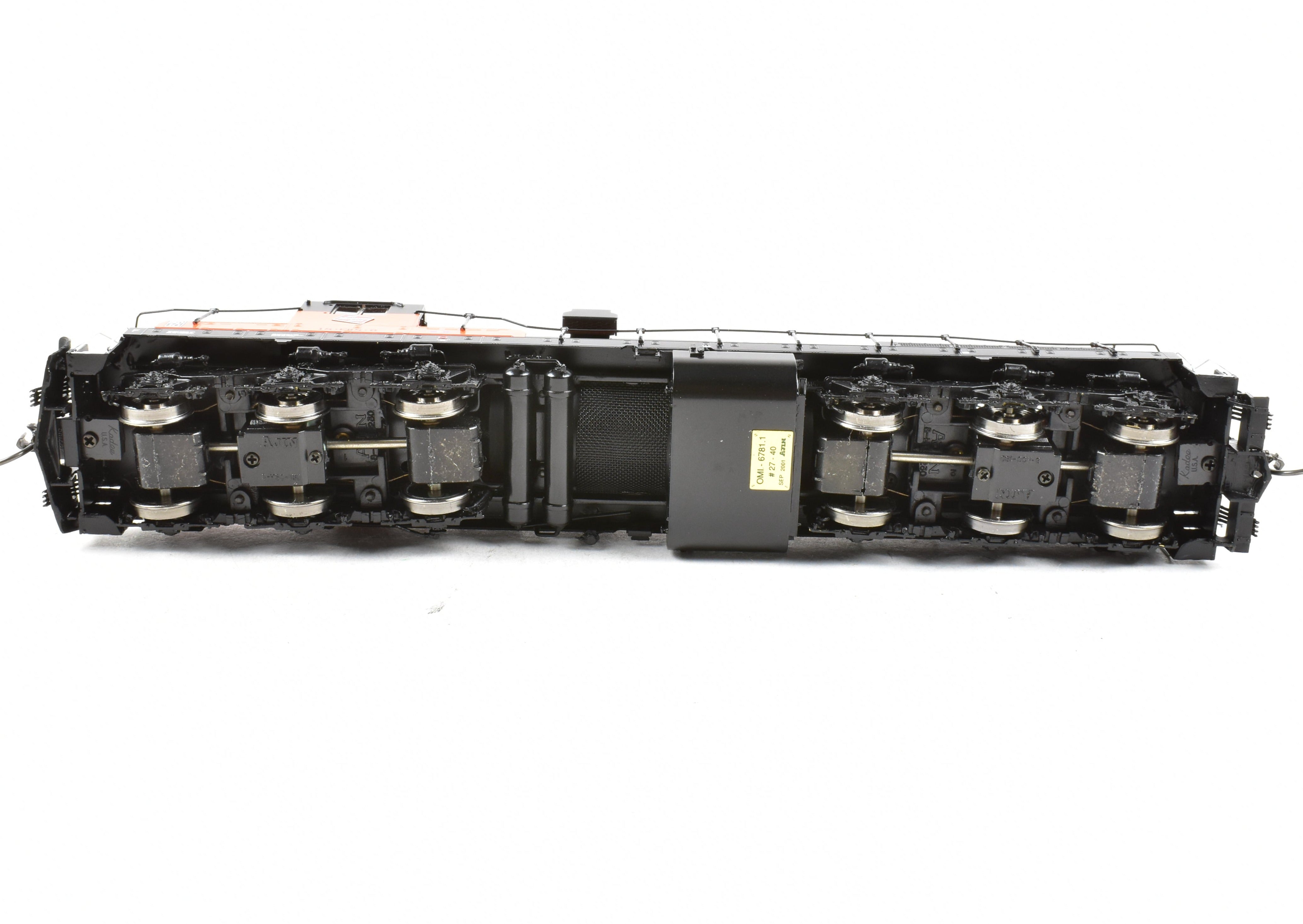 HO Scale Brass Diesel Locomotive - Overland Models, Inc. (OMI) Milwaukee Road EMD SD10 Factory Painted Model No. 547