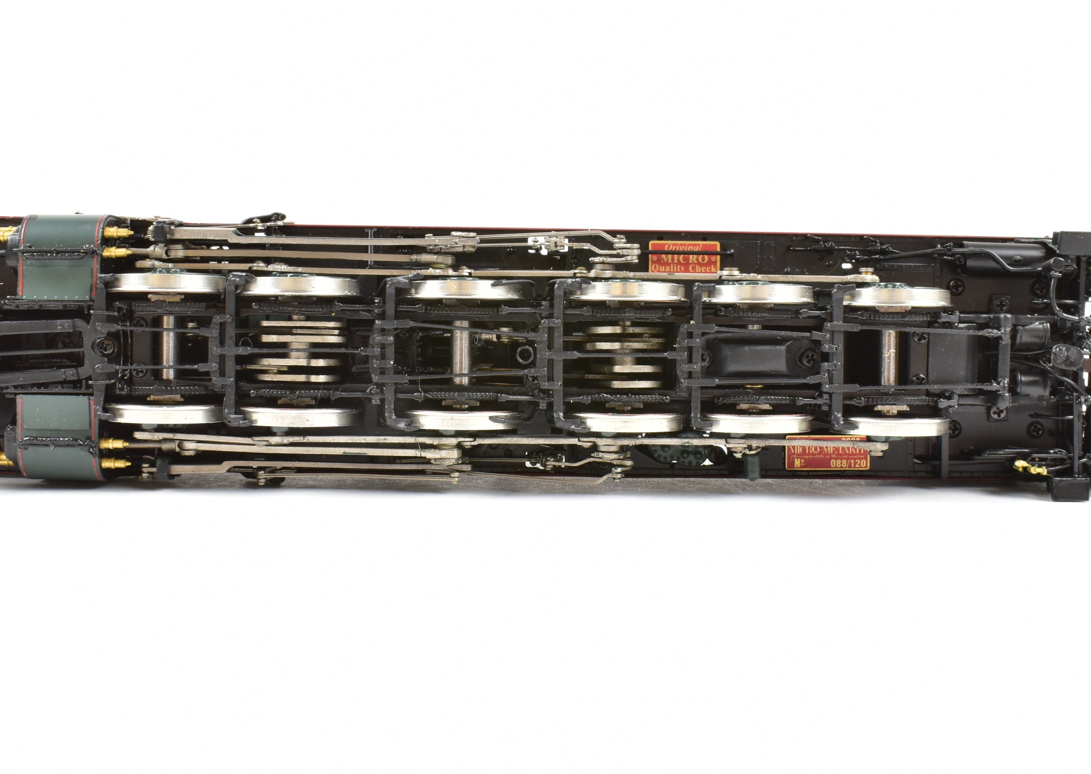 HO Scale Brass Micro - Metakit SNCF 2 - 12 - 0 Heavy Freight 160 - A FP Green Model