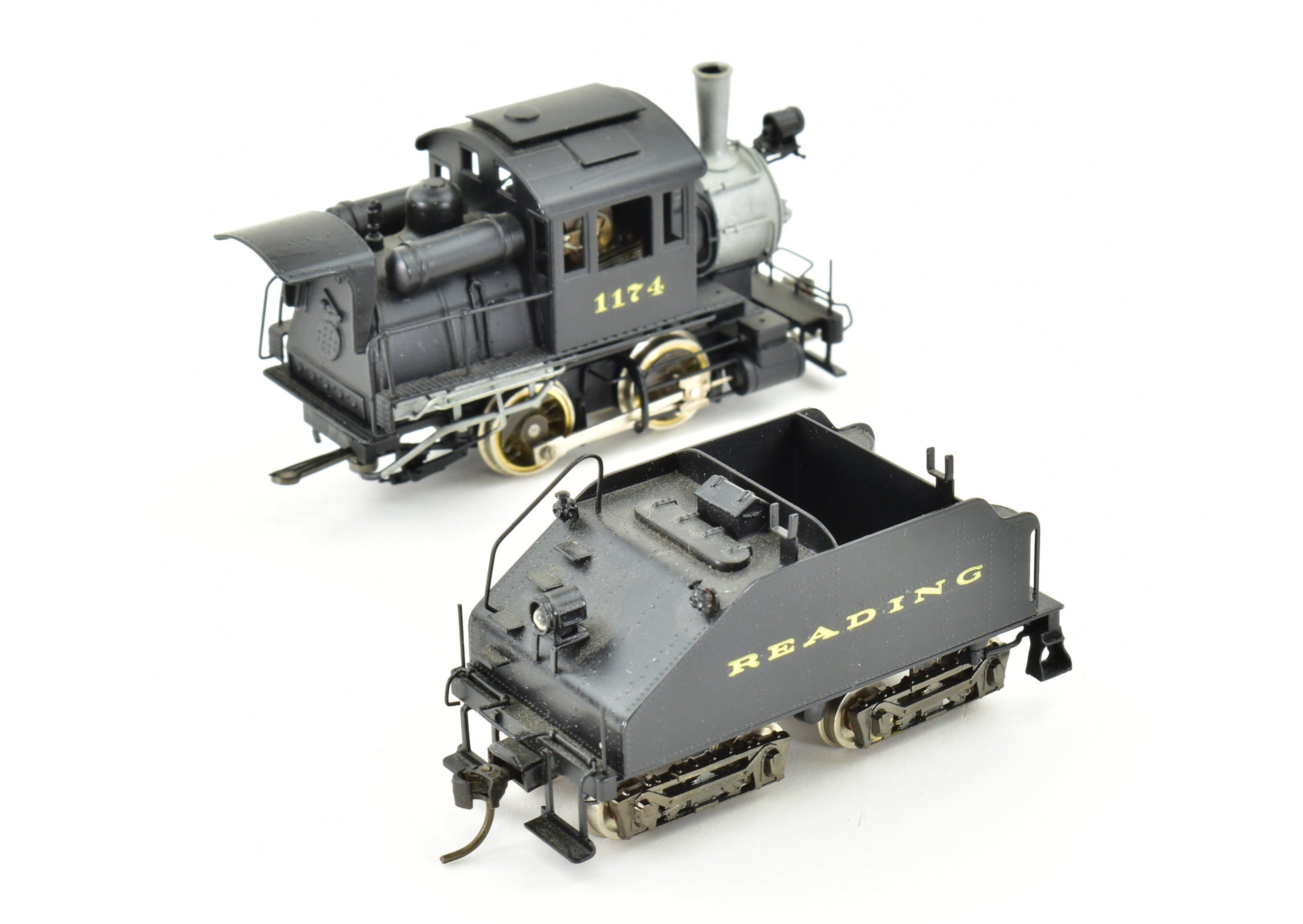 HO Scale Brass Gem Models Reading A-5a 0-4-0 Camelback FP Locomotive No. 1174