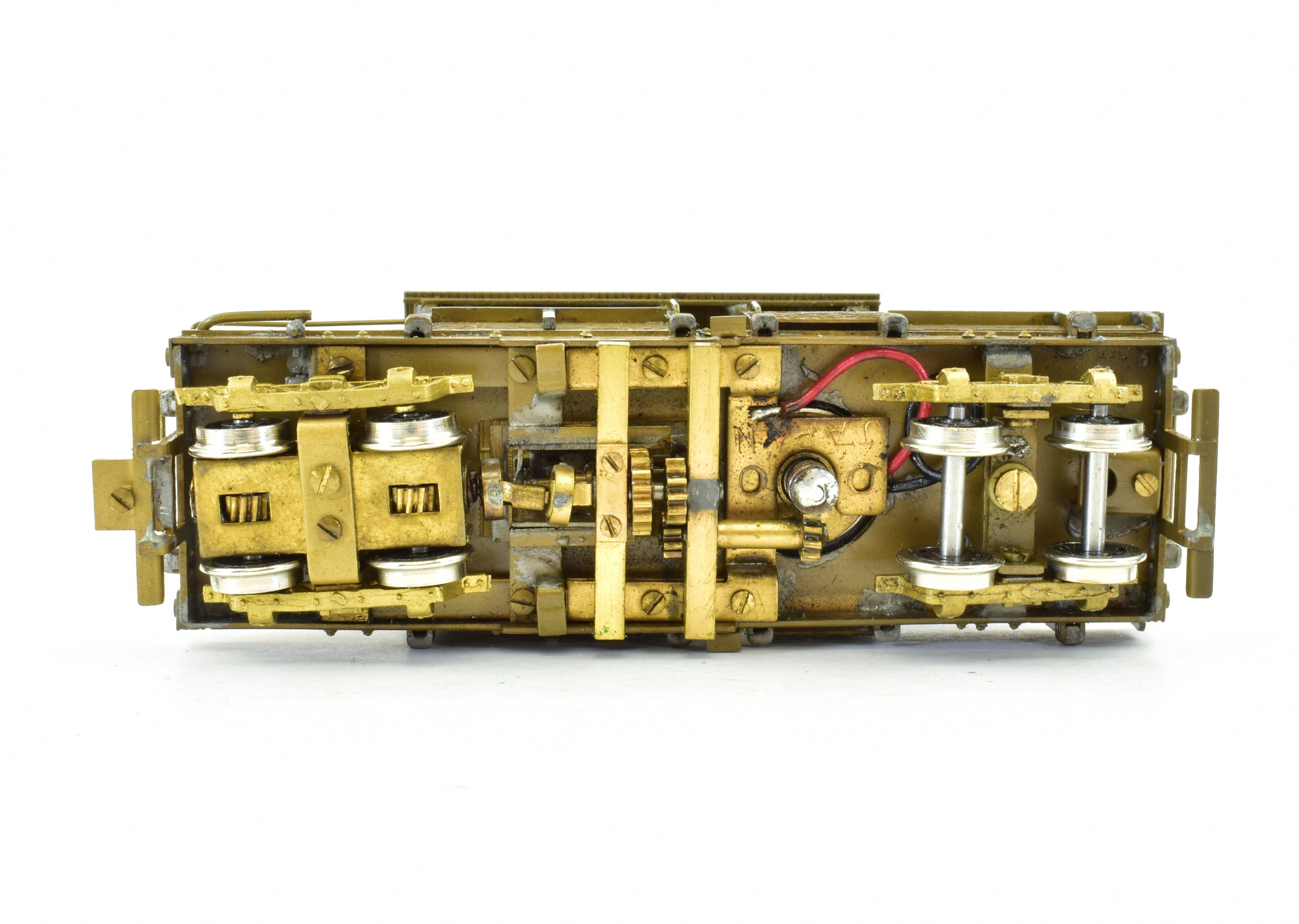 HOn3 Scale Brass Model of Northwest Short Line's 15 - ton Tee Boiler Class A Climax Logging Locomotive