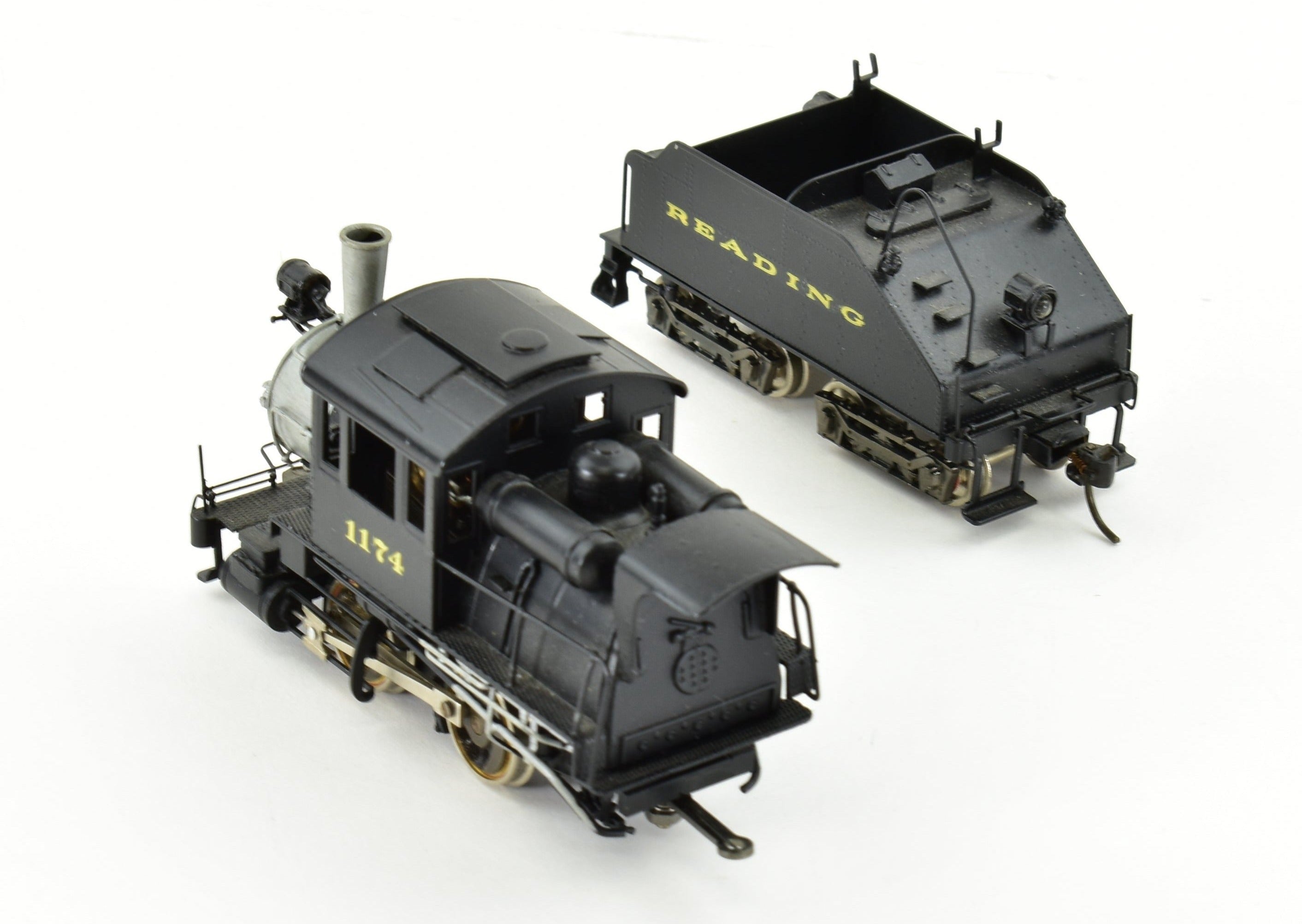 HO Scale Brass Gem Models Reading A-5a 0-4-0 Camelback FP Locomotive No. 1174