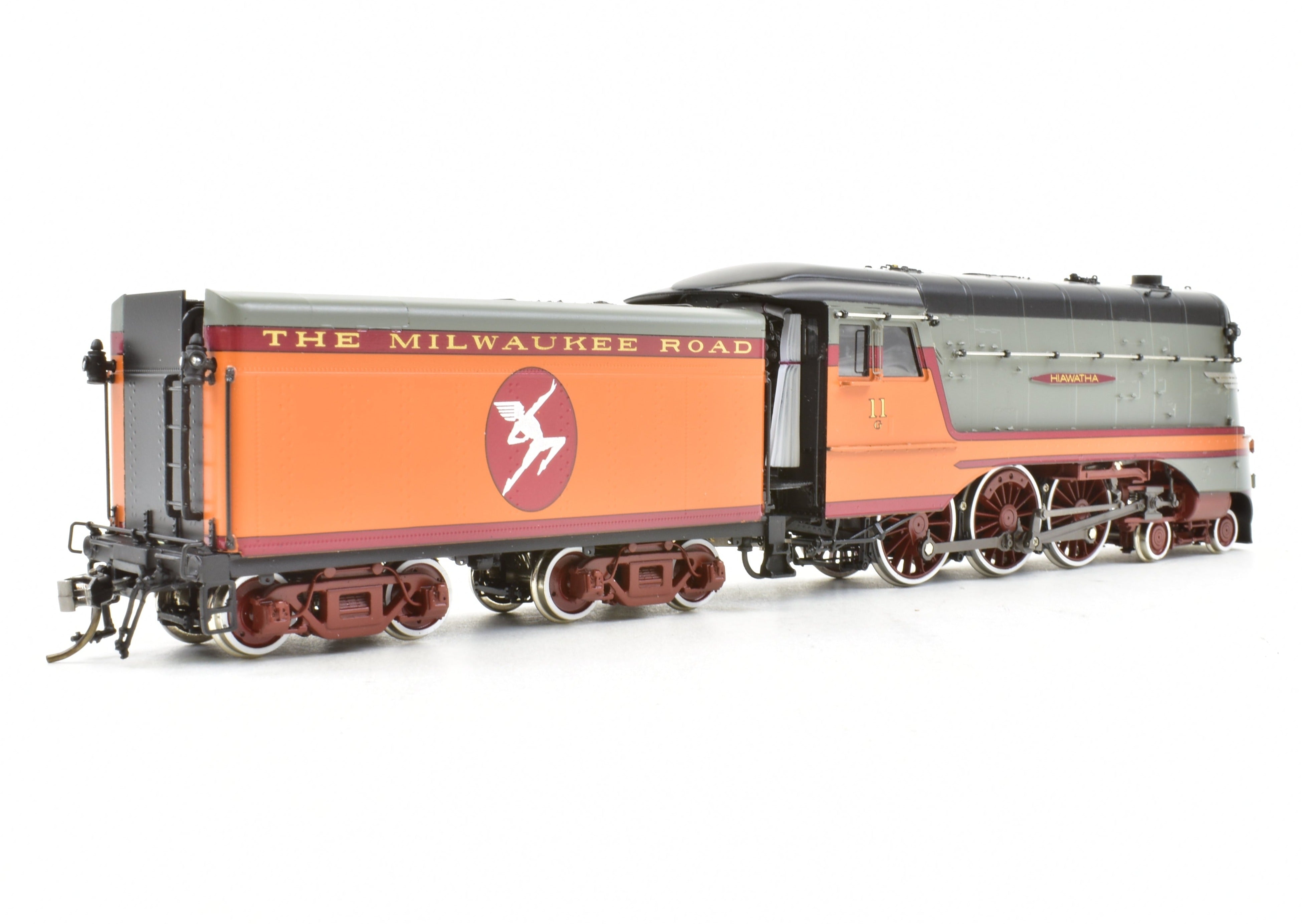 HO Scale Brass Precision Scale Co. Milwaukee Road 4-6-0 G-6PS Cut Skirt FP #11 Model
