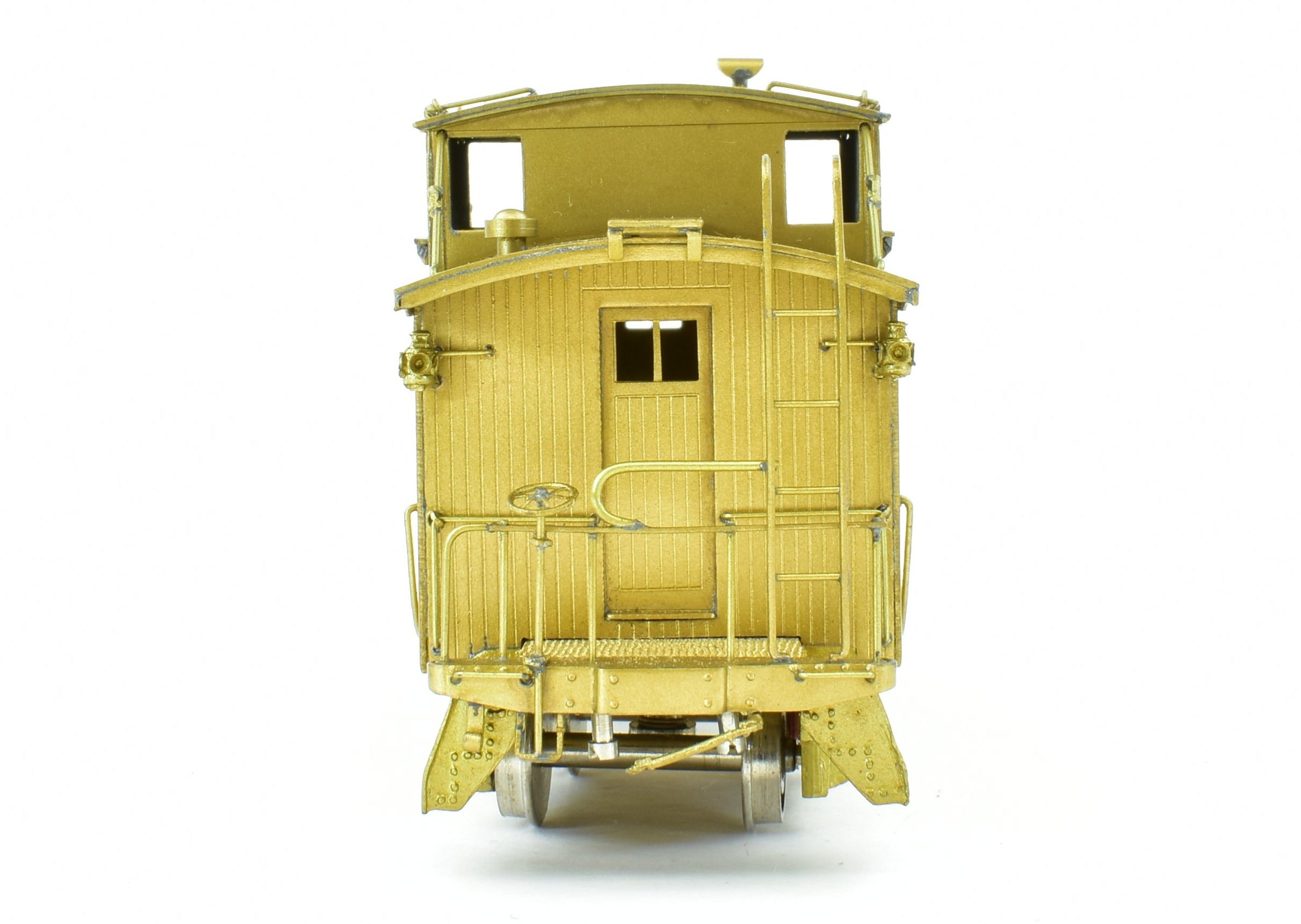 HO Scale Brass Model of Oriental Limited CB&Q - Burlington Route NE - 1 28 - foot Wood Caboose for Model Trains