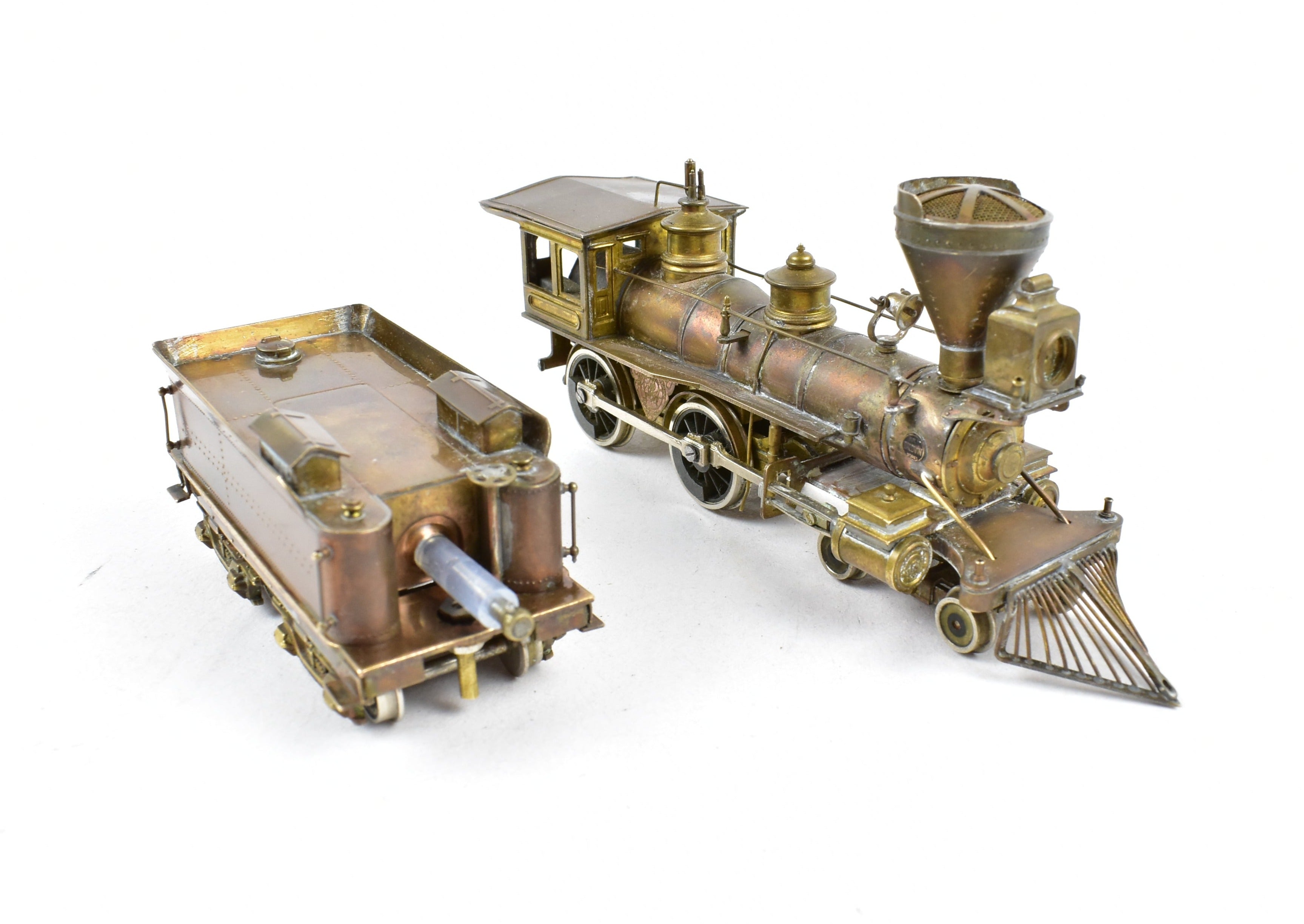 HO Scale Brass PFM - United Virginia & Truckee 4-4-0 Steam Locomotive Reno No. 11 Model Train
