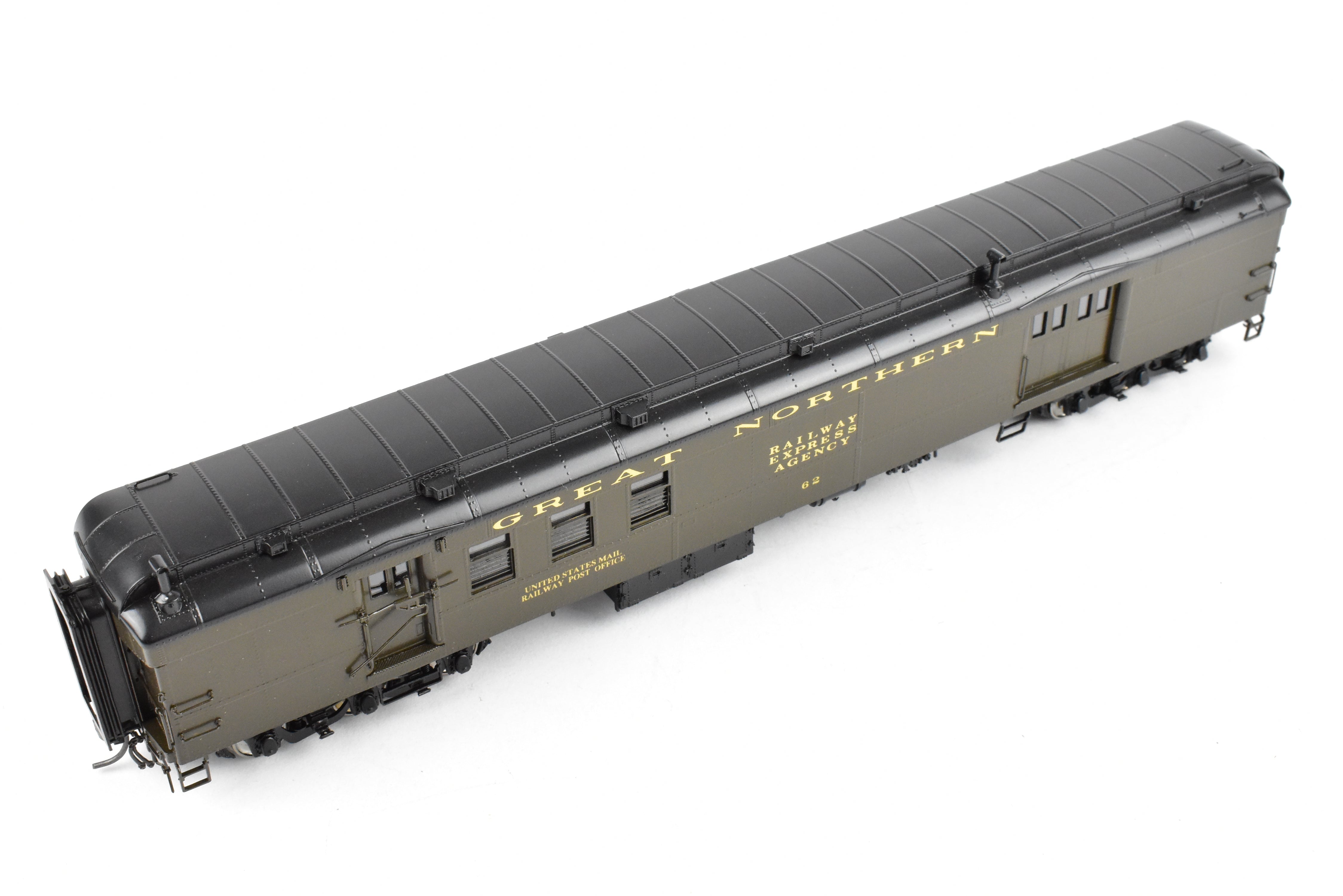 High - Quality HO Scale Brass Challenger Imports CIL - Great Northern HW Baggage Mail Express Car Model Series #52 - #71 with FP #62