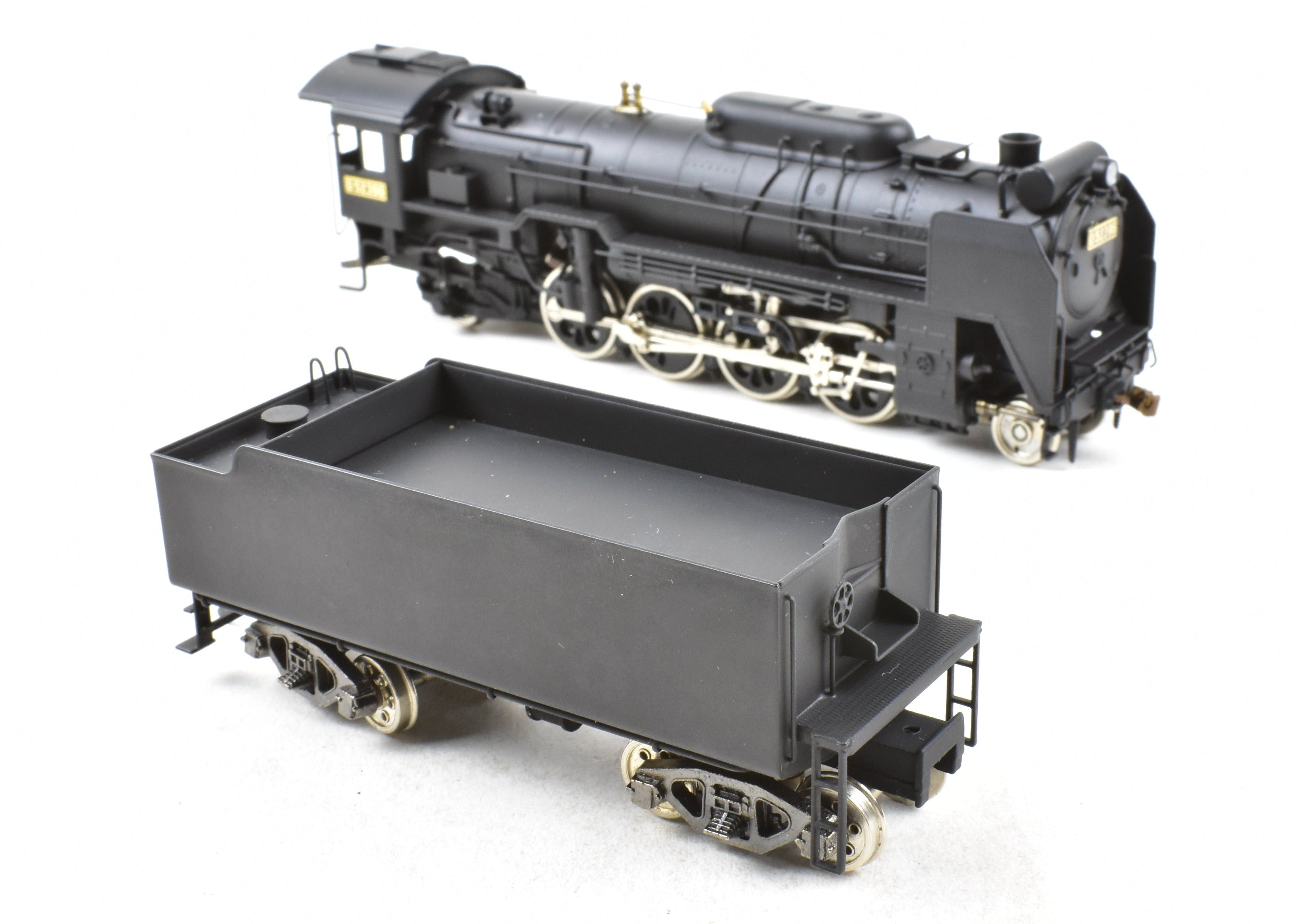 J Scale Model Train - Brass KTM - Katsumi JNR - Japanese National Railways D52 2-8-2 FP 1/80 Scale for HO Gauge Track