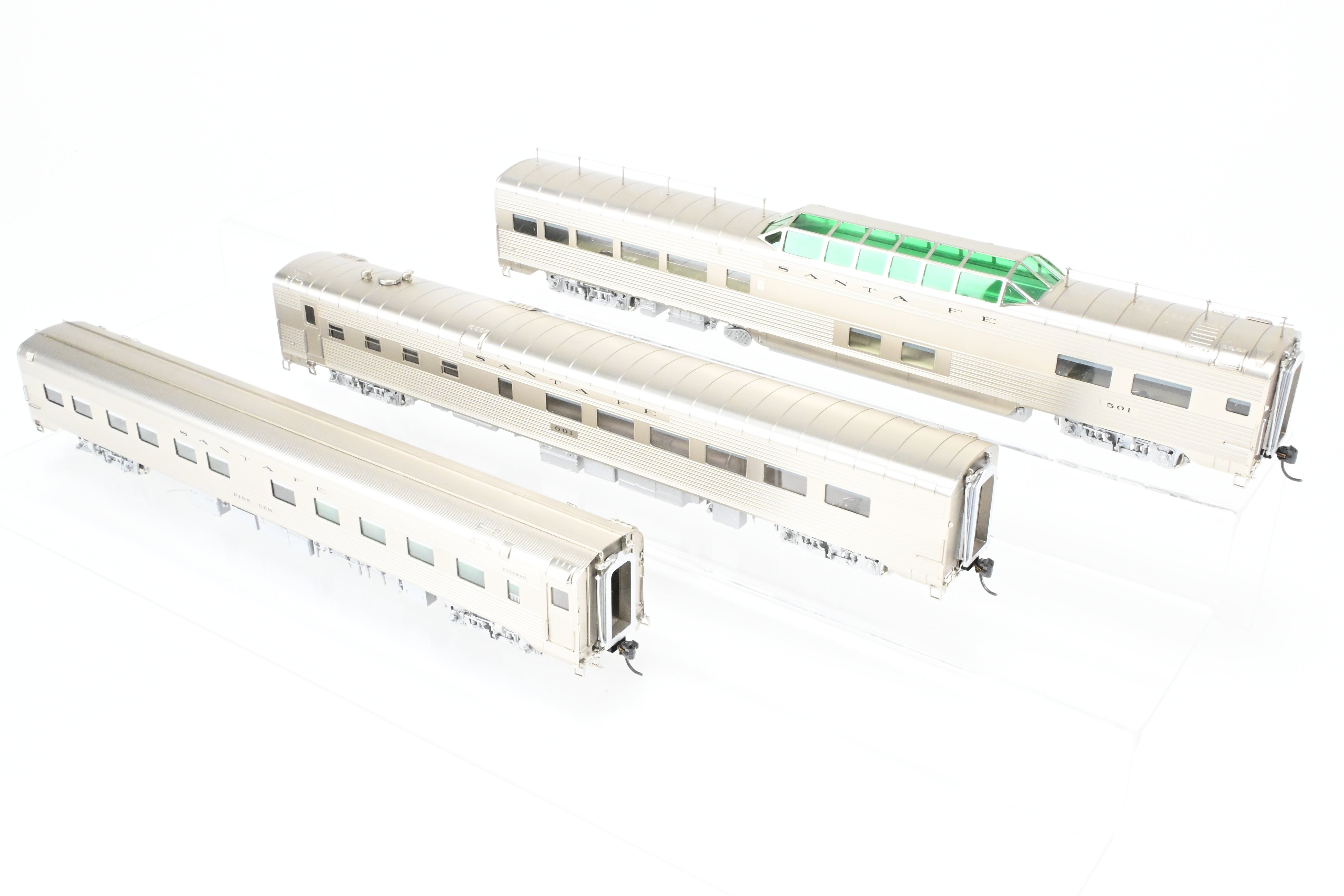 1997 HO Brass CIL Challenger Imports ATSF Santa Fe 10-Car Super Chief Set