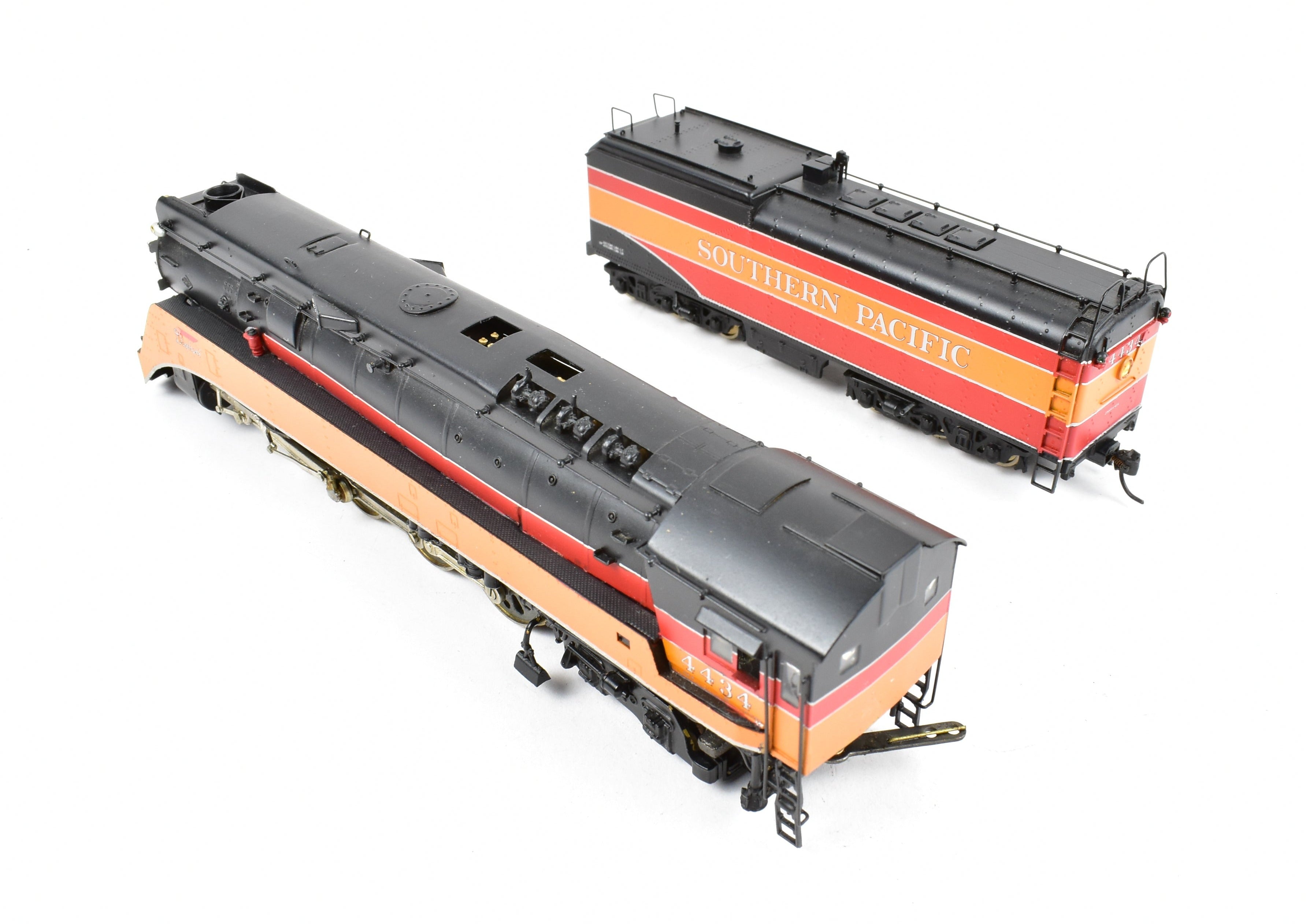 Custom Painted HO Brass Balboa SP - Southern Pacific GS - 4 4 - 8 - 4 Locomotive #4434