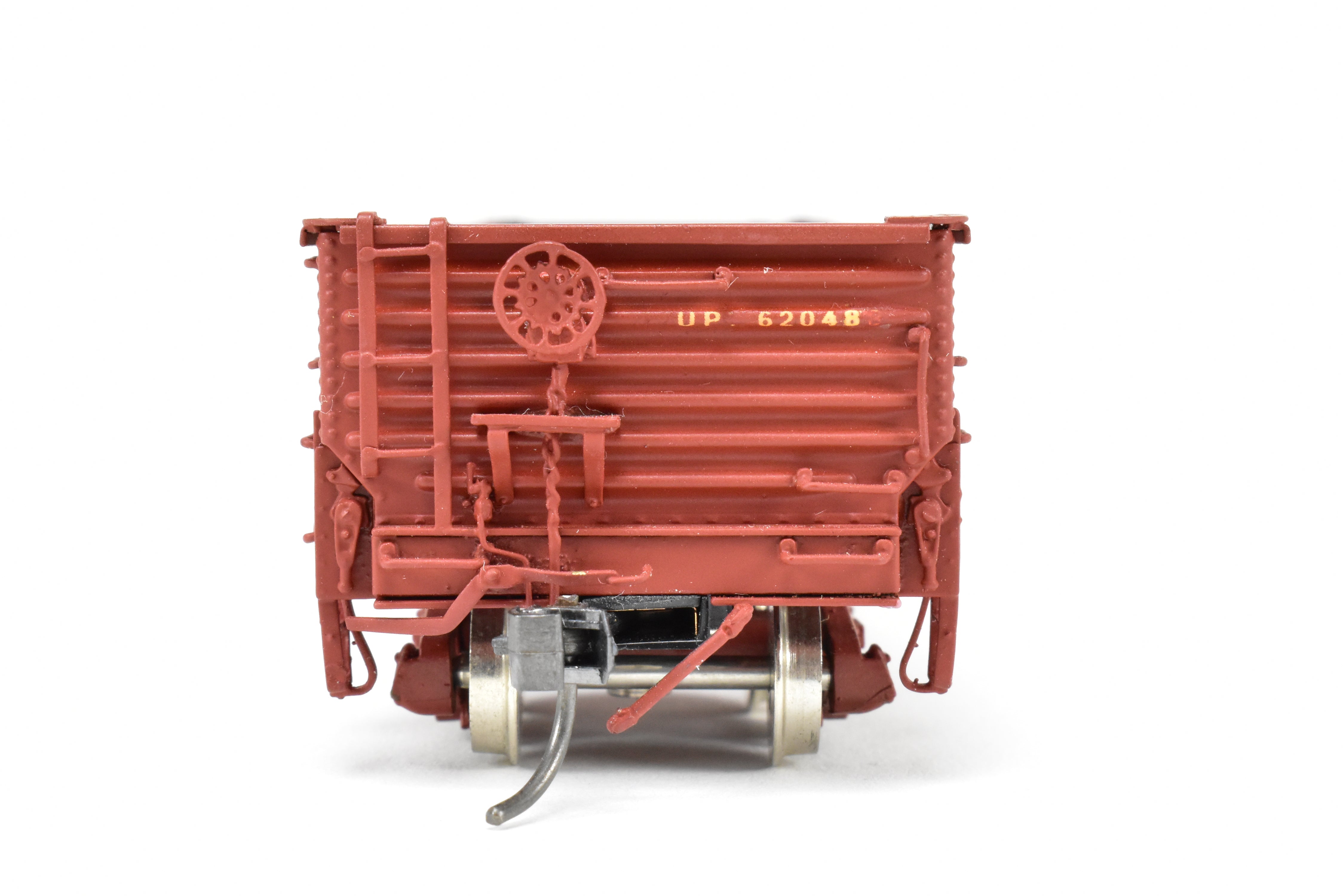 HO Scale Brass Gondola Model - Challenger Imports Union Pacific Class G50 - 7 Drop Bottom Gondola Version 1 with Single Side Sheets, Factory - Painted and Numbered FP #62048