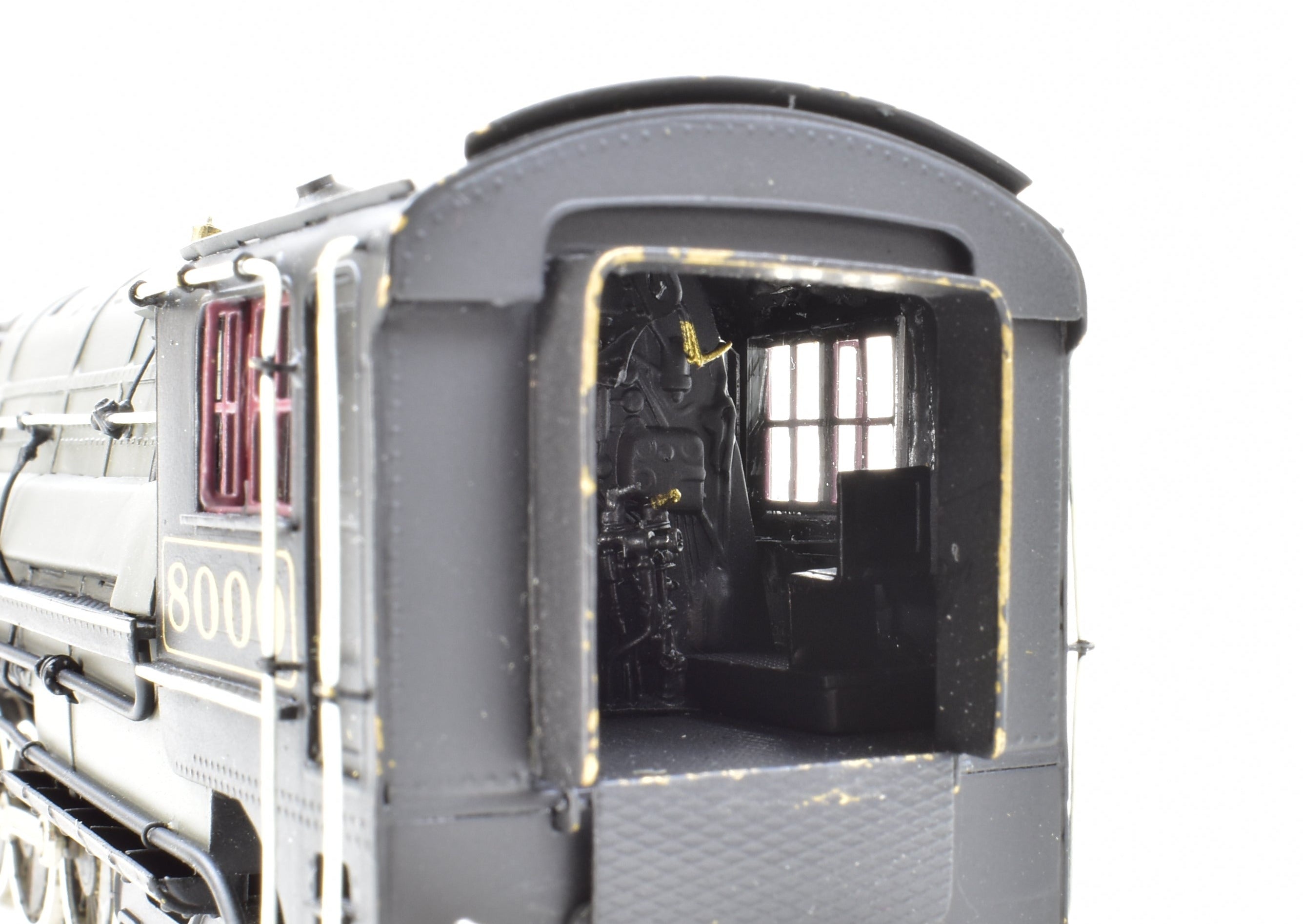HO Scale Brass Canadian Pacific Railway T4a 2-10-4 Locomotive Model - Totem Models, CP No. 8000