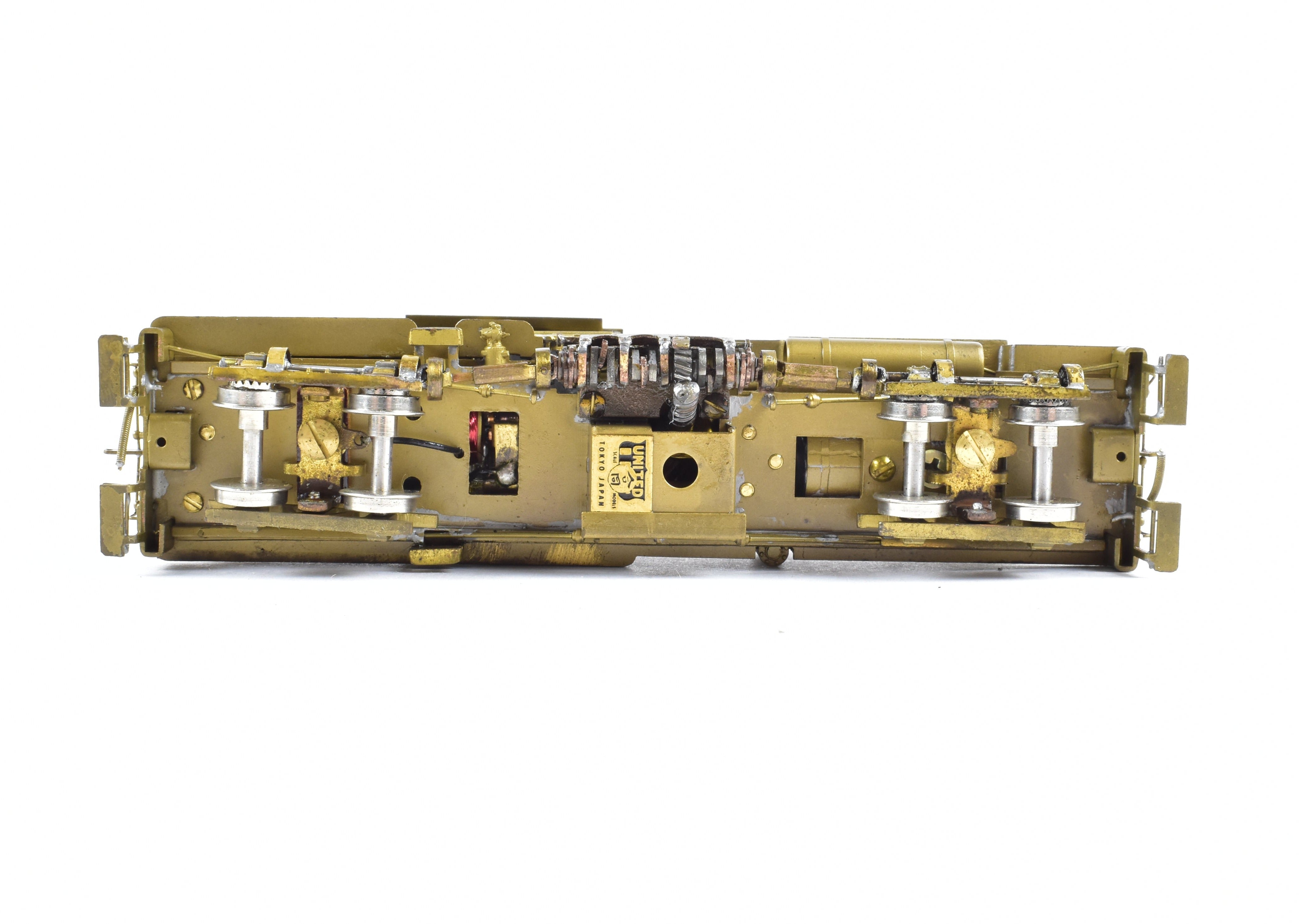HOn3 Scale Brass Model Train - Pacific Fast Mail (PFM) - United Cowichan Railroad 25 - ton Shay Locomotive