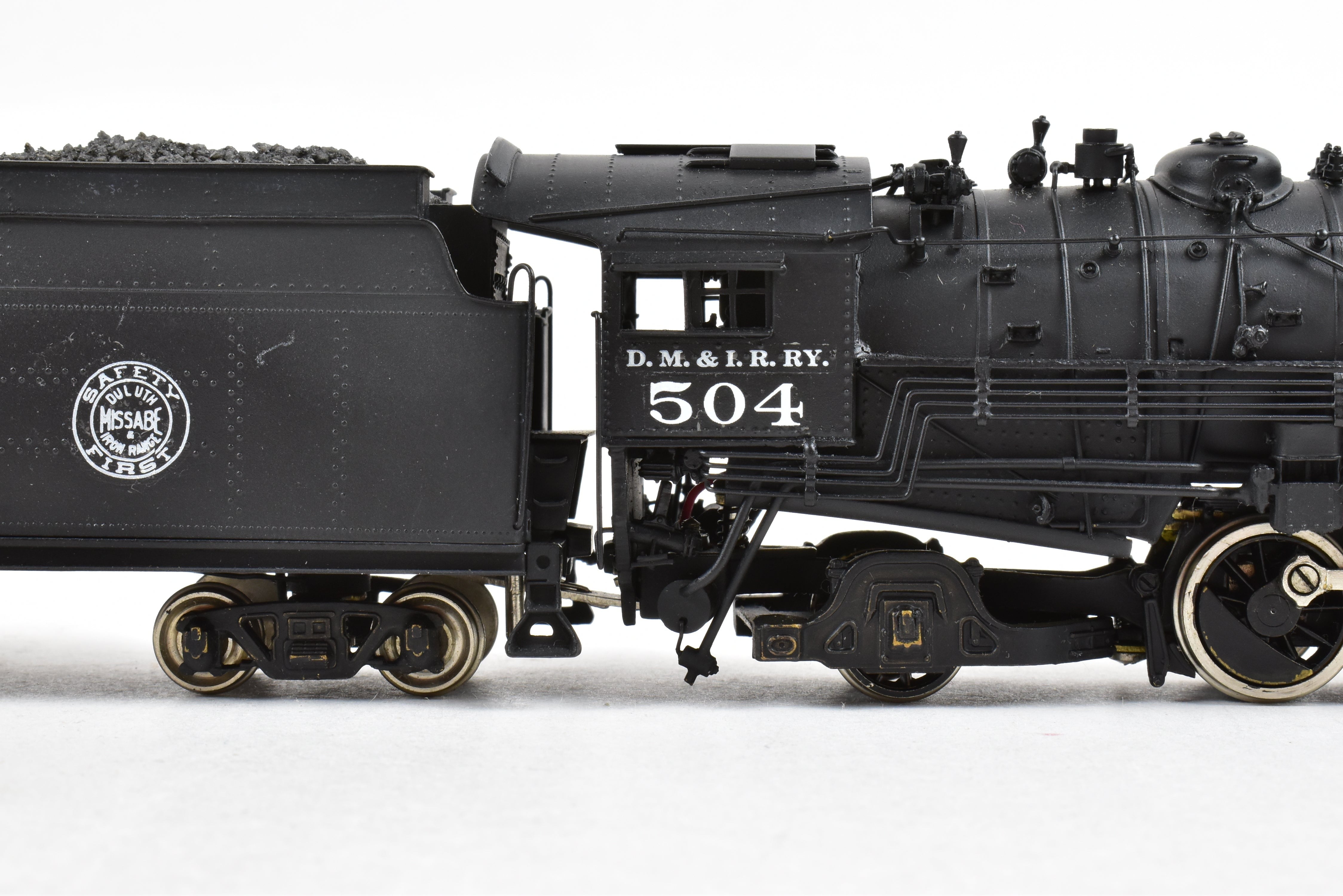 HO Brass Key Imports DM&IR 2-10-2 Santa Fe Class E Custom Painted Locomotive No. 504