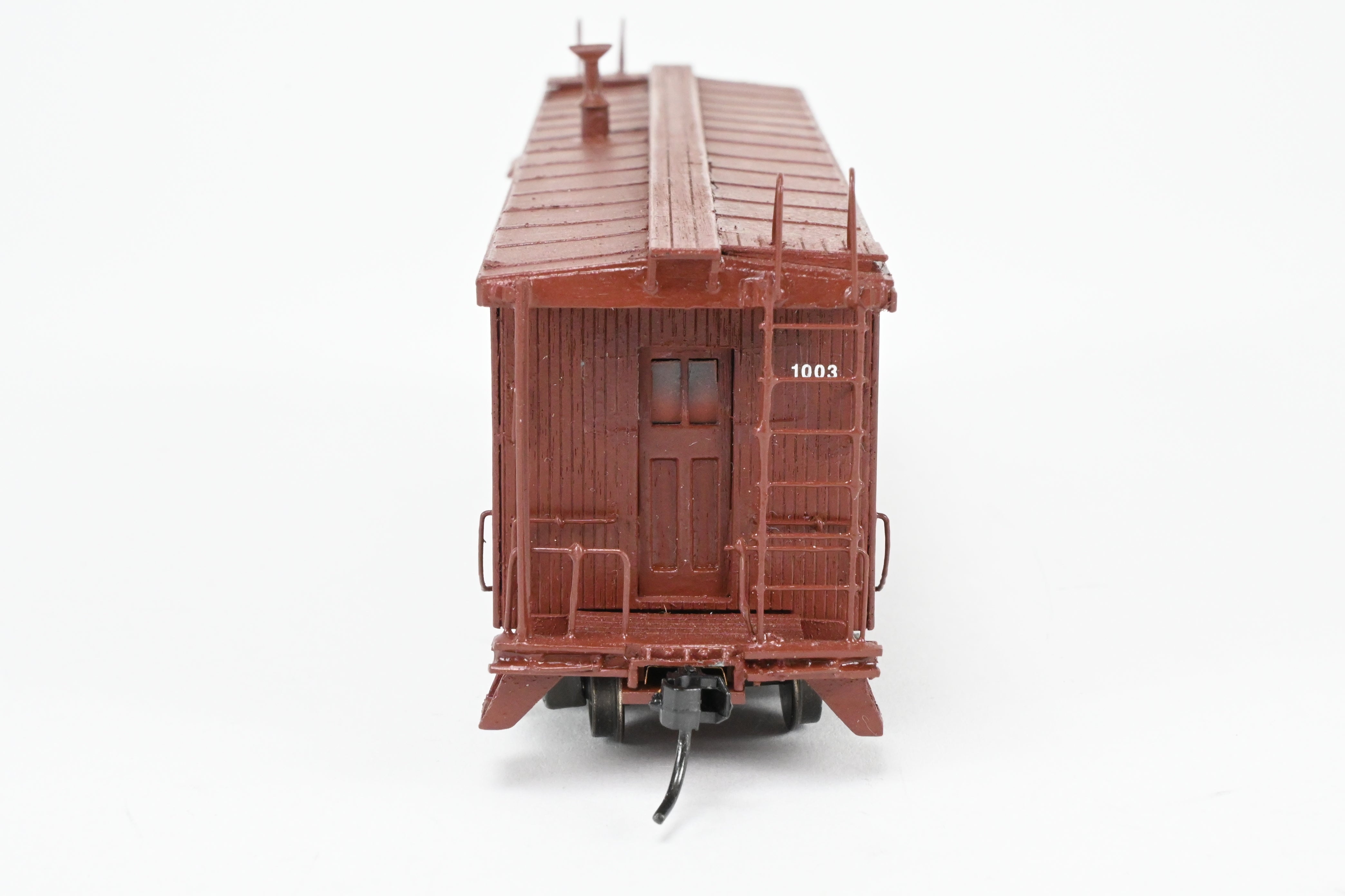 HO Scale Wood Missouri Pacific Bay Window Caboose Scratch Built by Joe G. Collias in REBOXX