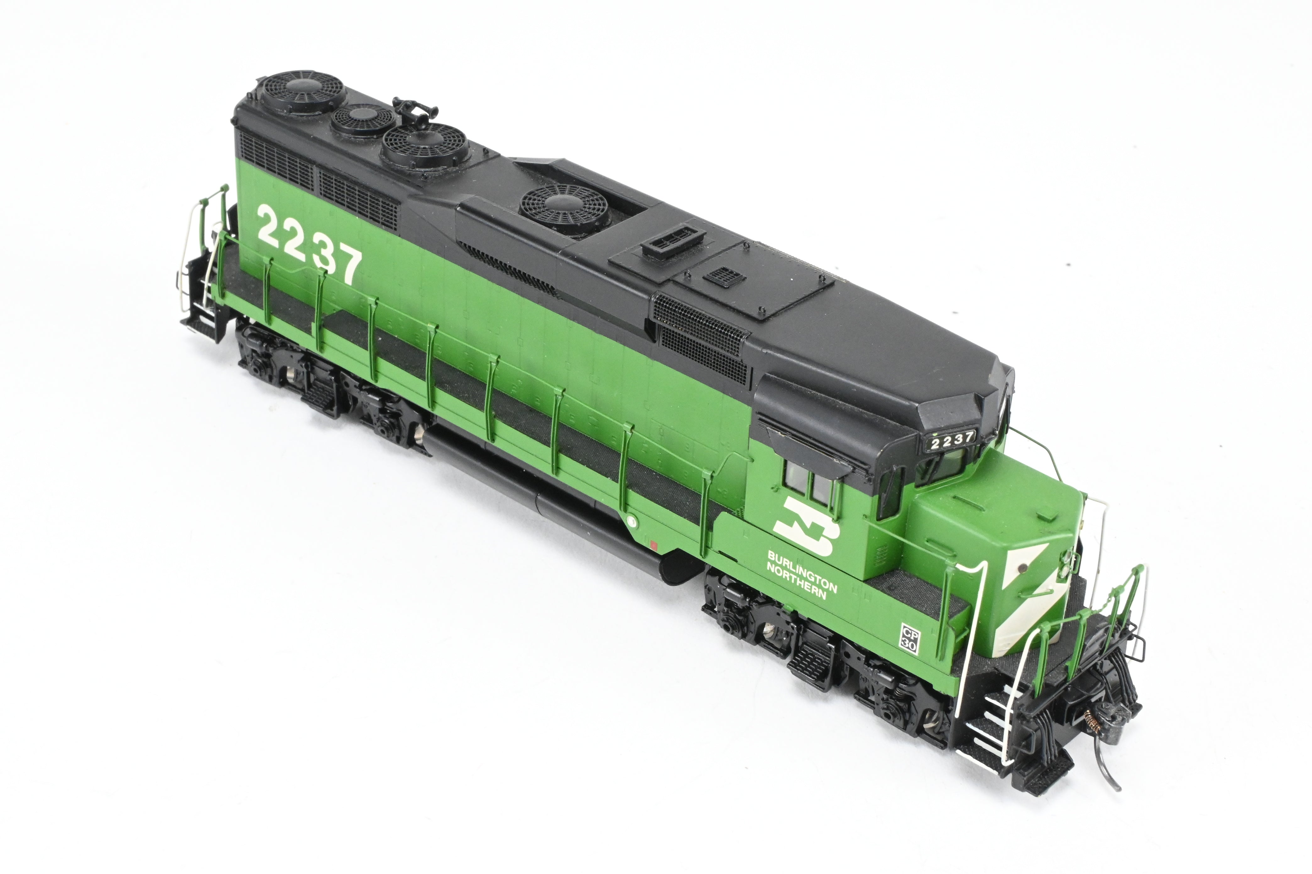 HO Scale Brass Cylinder - Challenger Imports Burlington Northern EMD GP30 Phase II Freight Model in Replacement Box