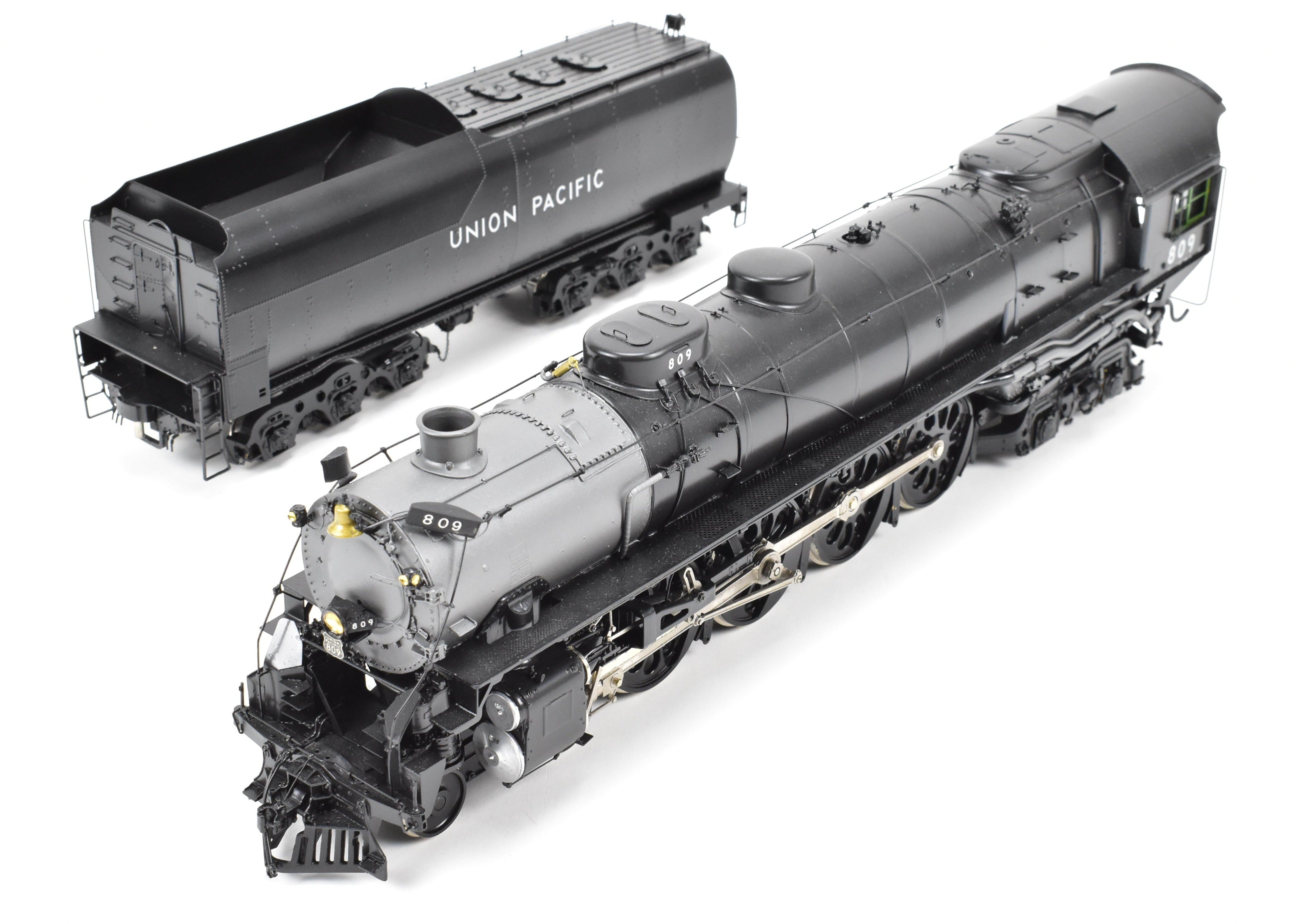 O Scale Brass Model Train - Overland Models, Inc. Union Pacific FEF - 1 4 - 8 - 4 Factory Painted Locomotive No. 809 As - Delivered