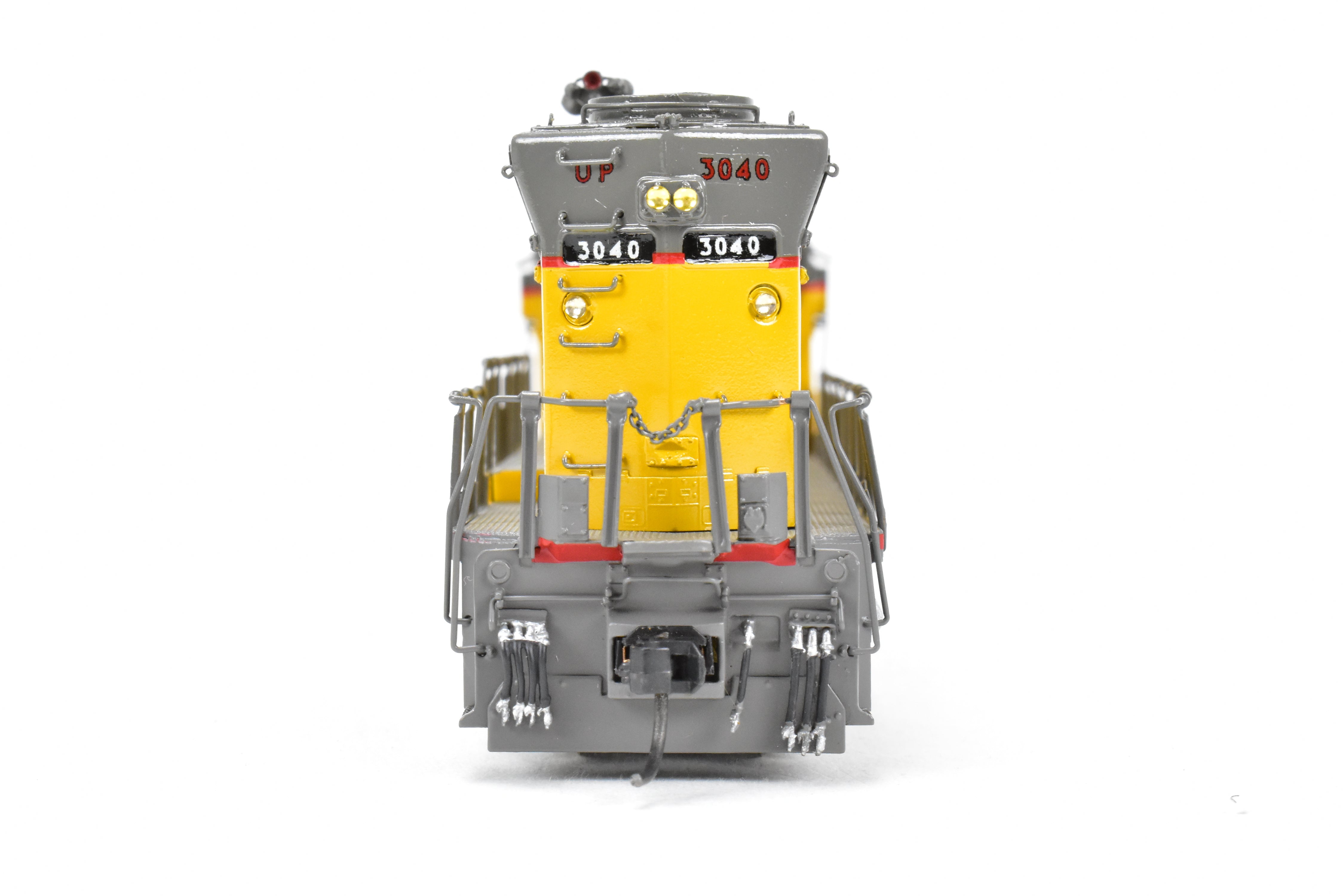 HO Scale Brass Model Train - Overland Models Inc. Union Pacific EMD SD40X Locomotives Nos. 3040 - 3045 with Flared Radiators, Featuring CP #3040
