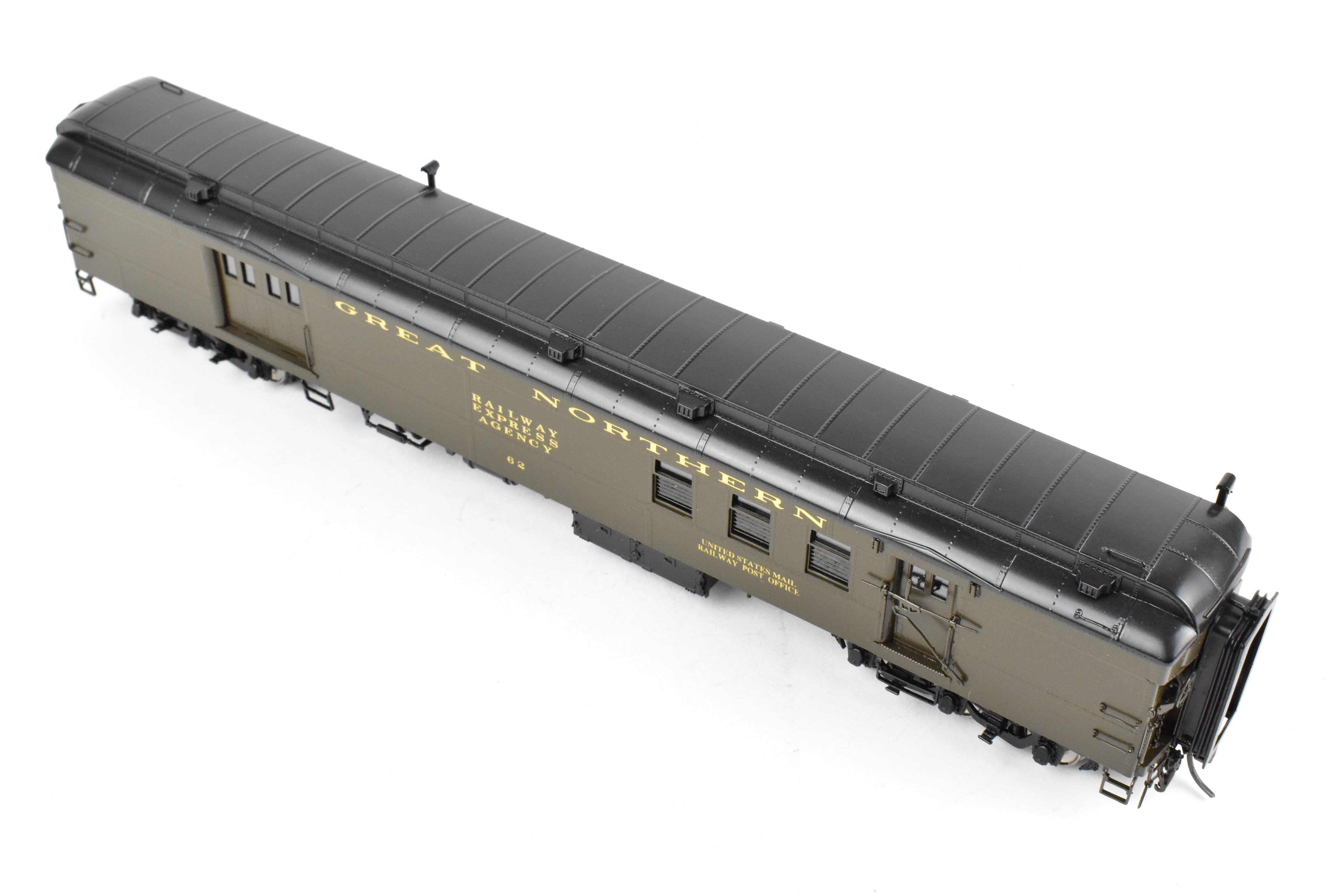 High - Quality HO Scale Brass Challenger Imports CIL - Great Northern HW Baggage Mail Express Car Model Series #52 - #71 with FP #62