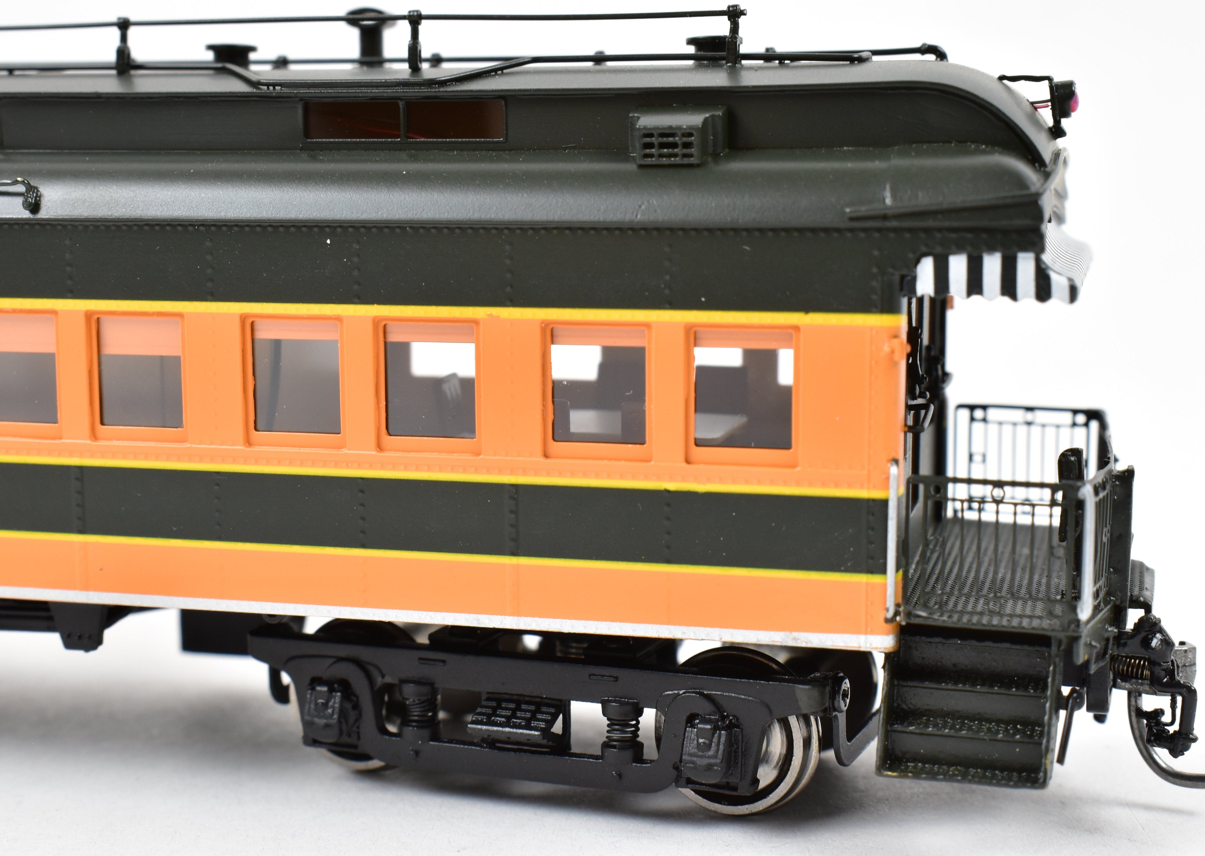 High - Quality HO Scale New Brass Model Train of North Bank Line and Great Northern 2nd A3 Business Car in Empire Builder Design