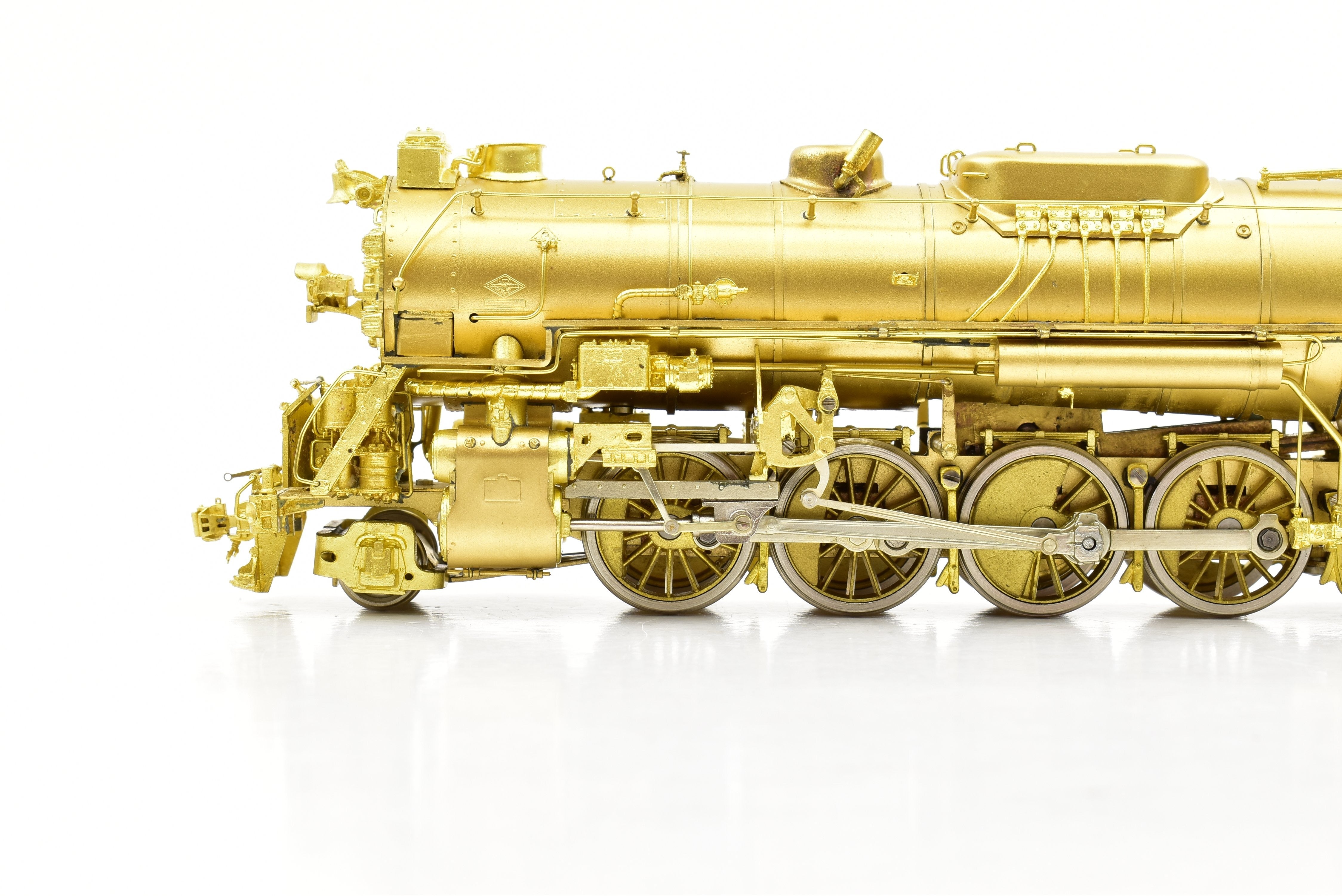 HO Scale Brass Model Train Key Imports PM - Pere Marquette N - 1 2 - 8 - 4 Berkshire Steam Locomotive