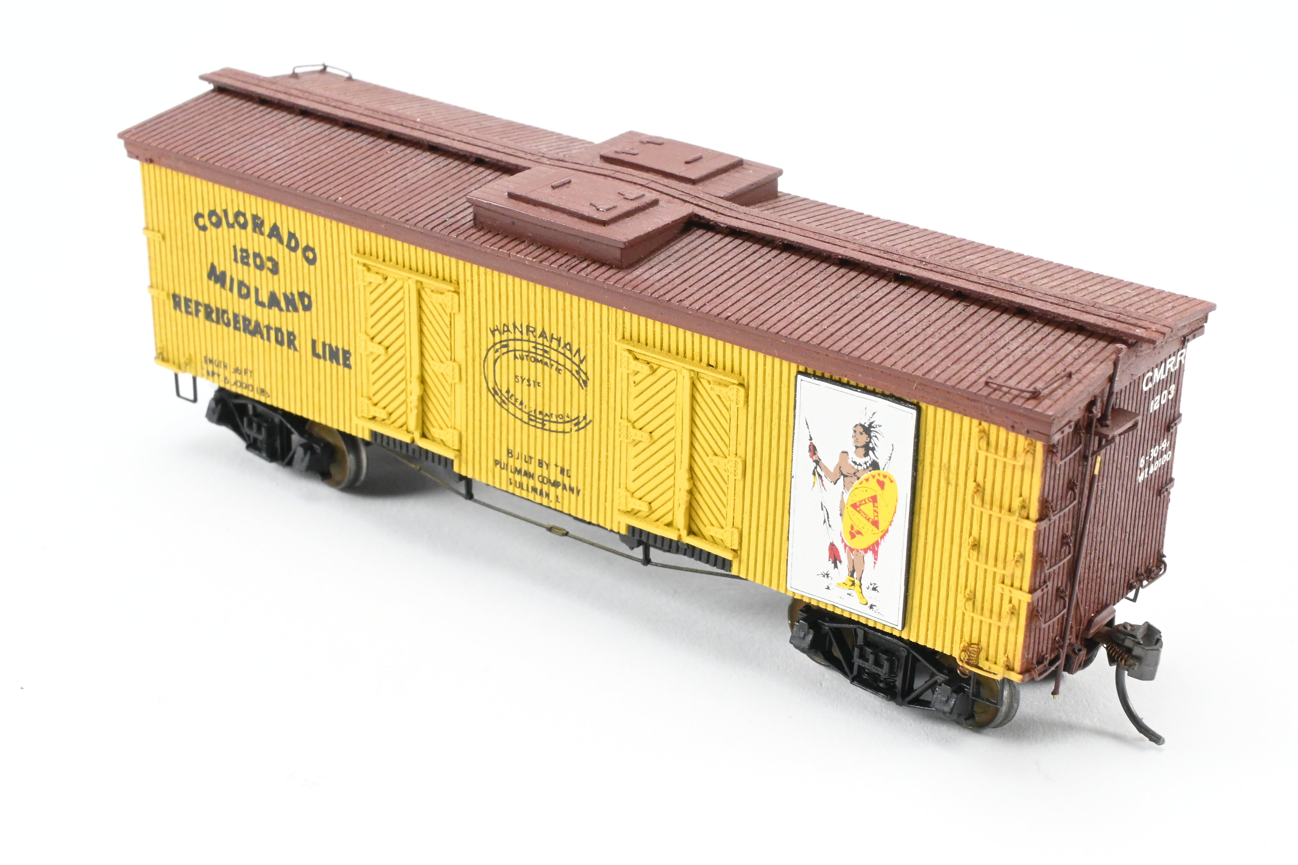 La Belle Woodworking 36' Colorado Midland Wood Sided Reefer, Fully Assembled & Painted