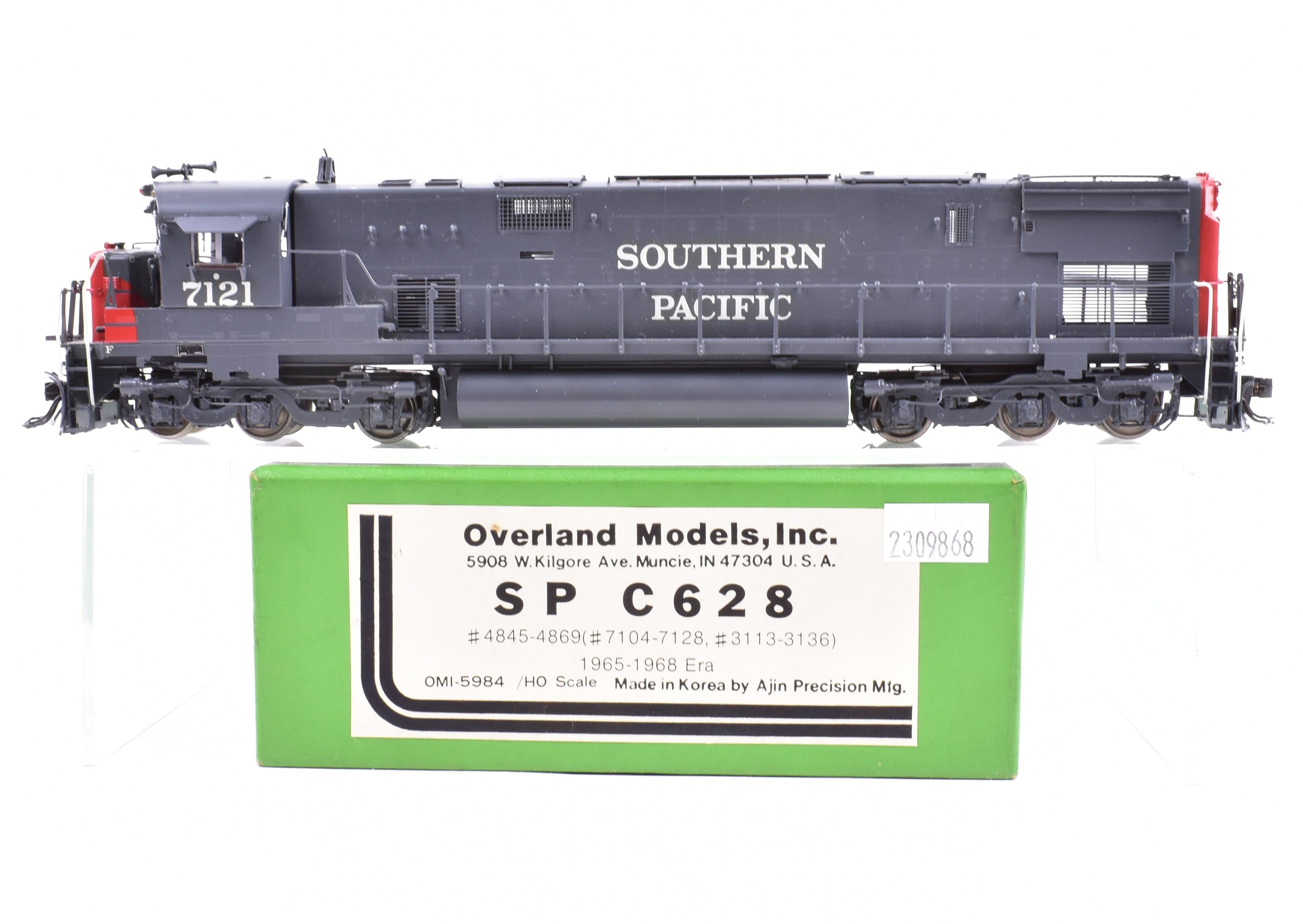 HO Brass Overland Models SP Southern Pacific Alco C628 CP No. 7121