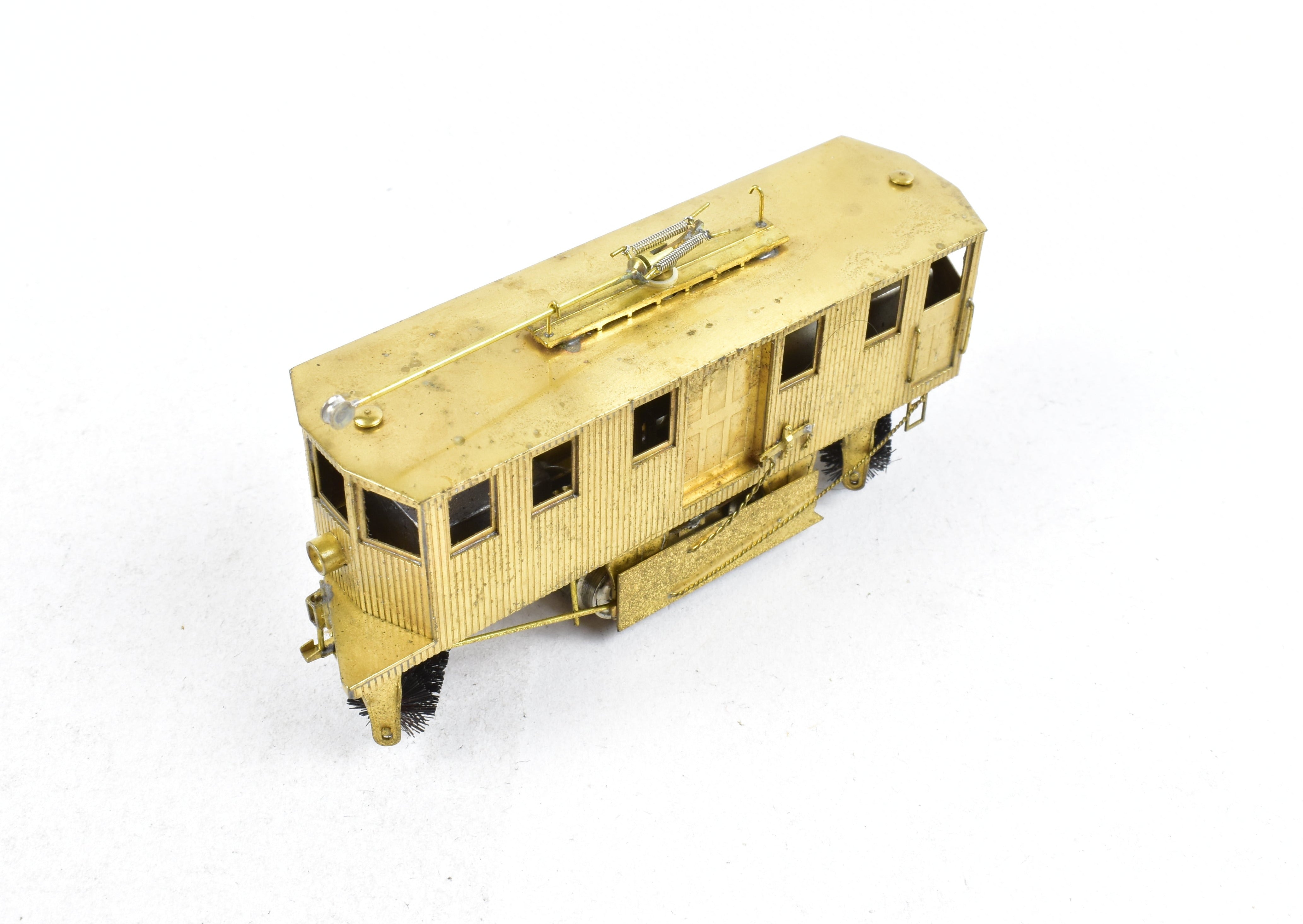 HO Scale Brass Fairfield Single Truck Sweeper Model - No Box, Nice Condition