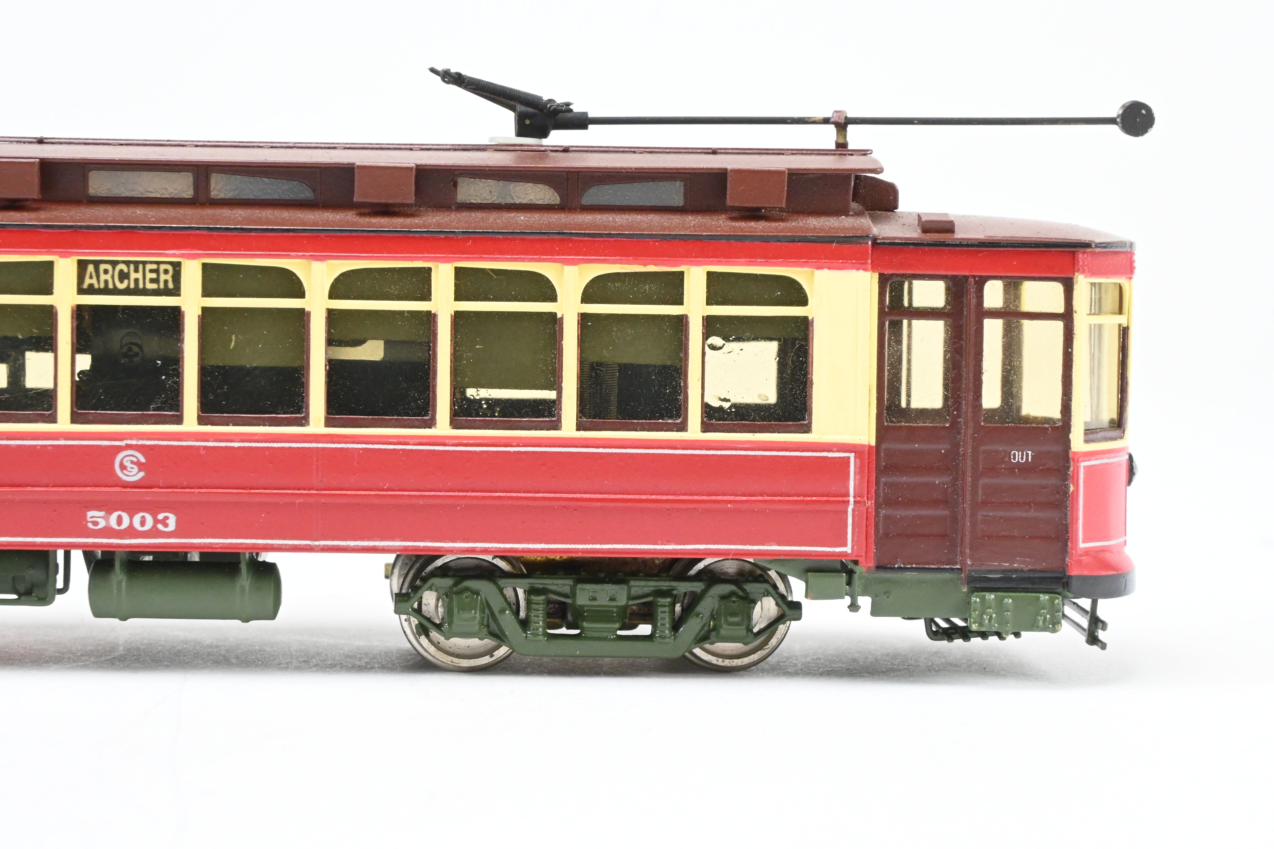 HO Scale Brass Fairfield 343 CSL Chicago Surface Lines Custom Painted Pullman Car No. 5003