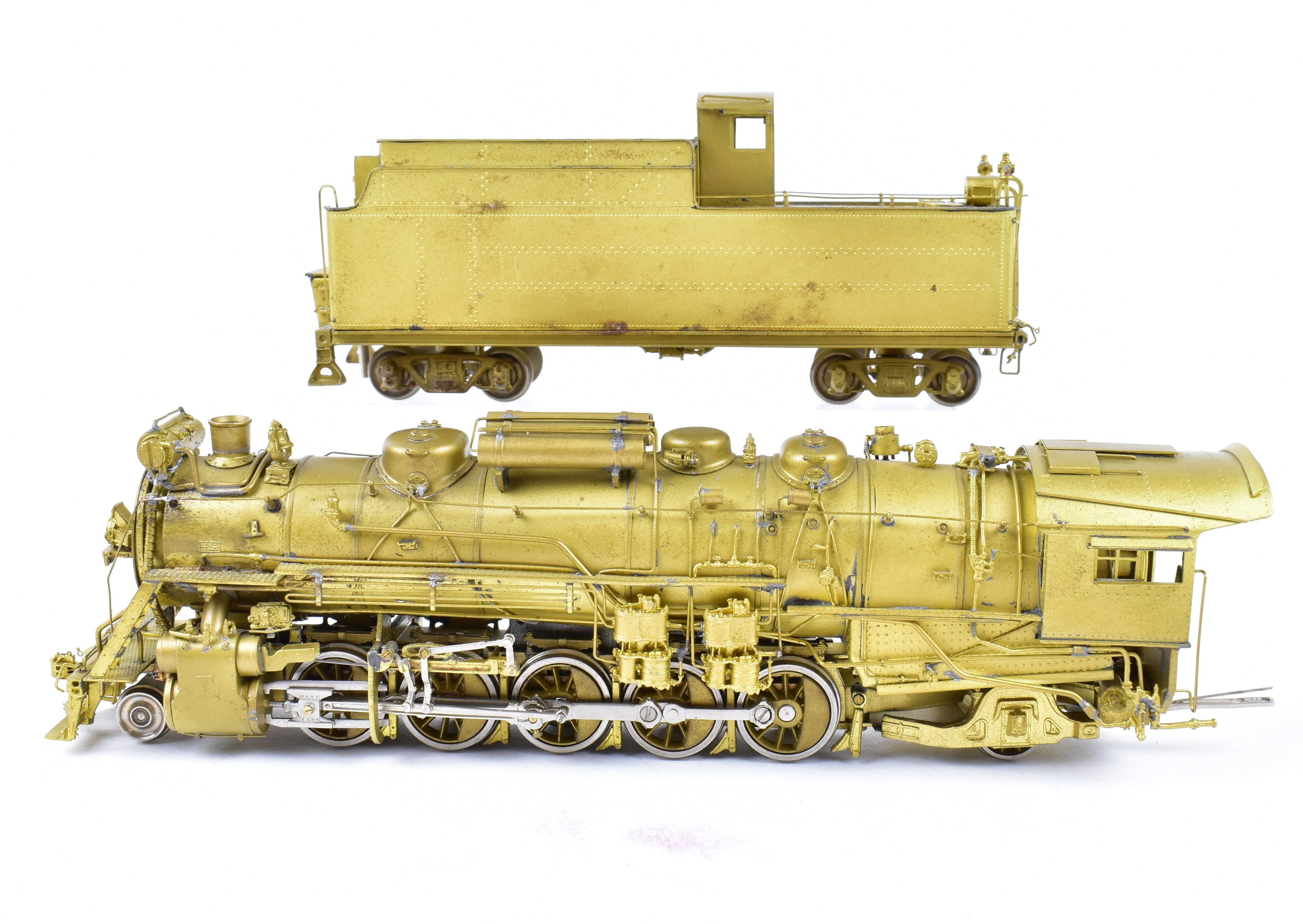 HO Scale Brass Key Imports DM&IR - Duluth Missabe and Iron Range Class 2 - 10 - 2 Santa Fe Model in As - Is Condition
