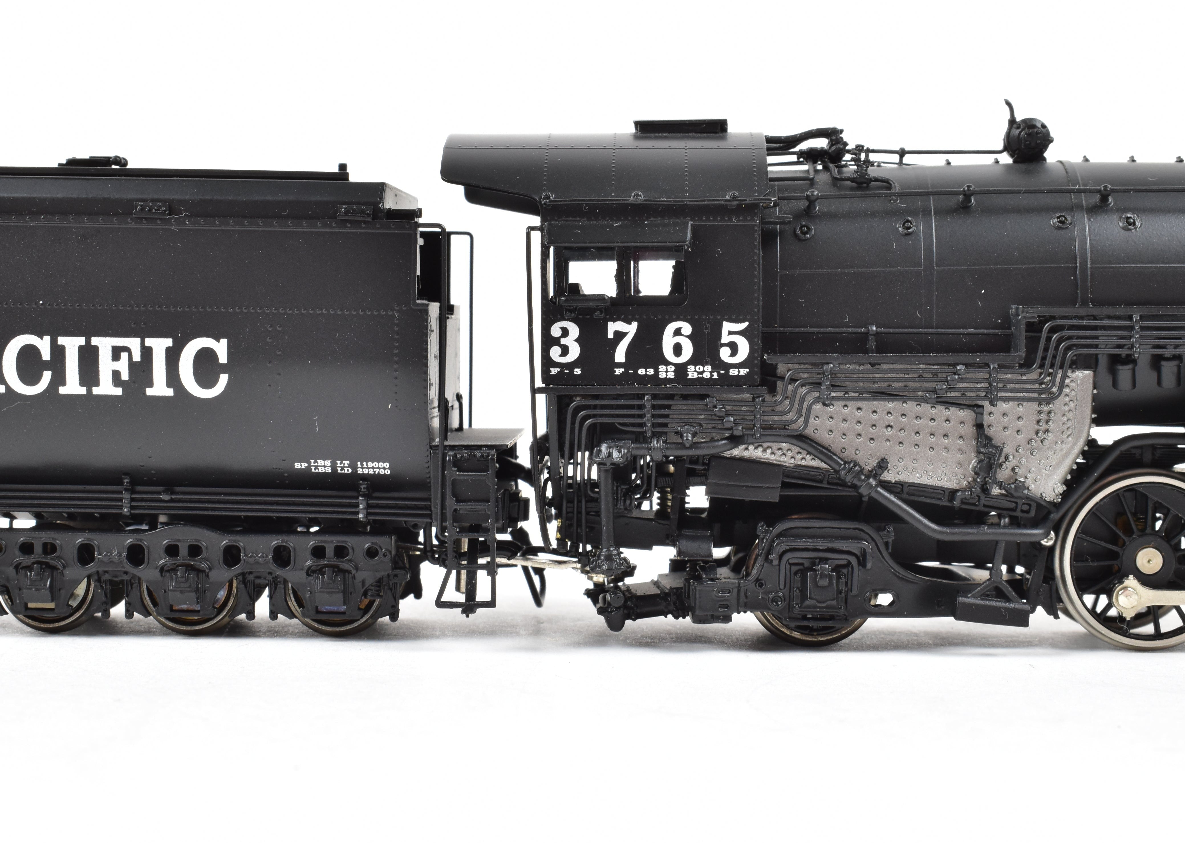 HO Brass Precision Scale Co. Southern Pacific F-5 2-10-2 Factory Painted Locomotive No. 3765