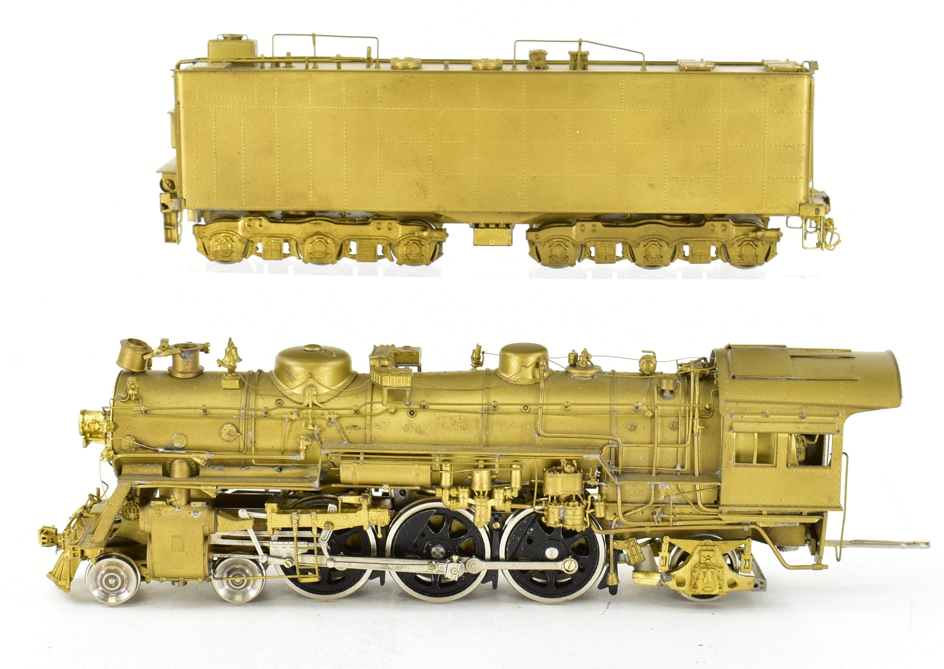 HO Scale Brass ATSF - Santa Fe 3400 4-6-2 Pacific Locomotive by Key Imports