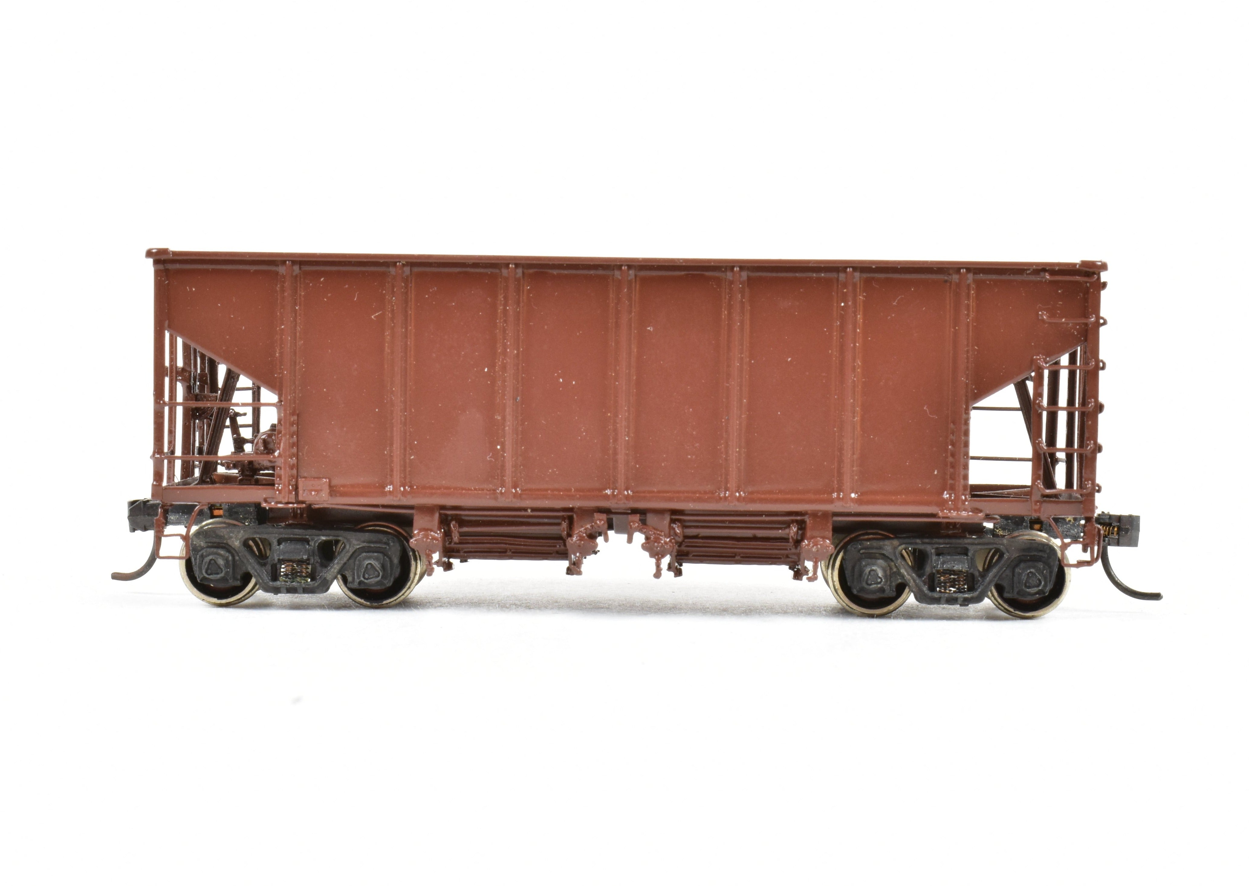 HO Scale Brass Precision Scale Co. (PSC) Southern Pacific (SP) 100-Ton Ballast Car with Factory Paint Finish