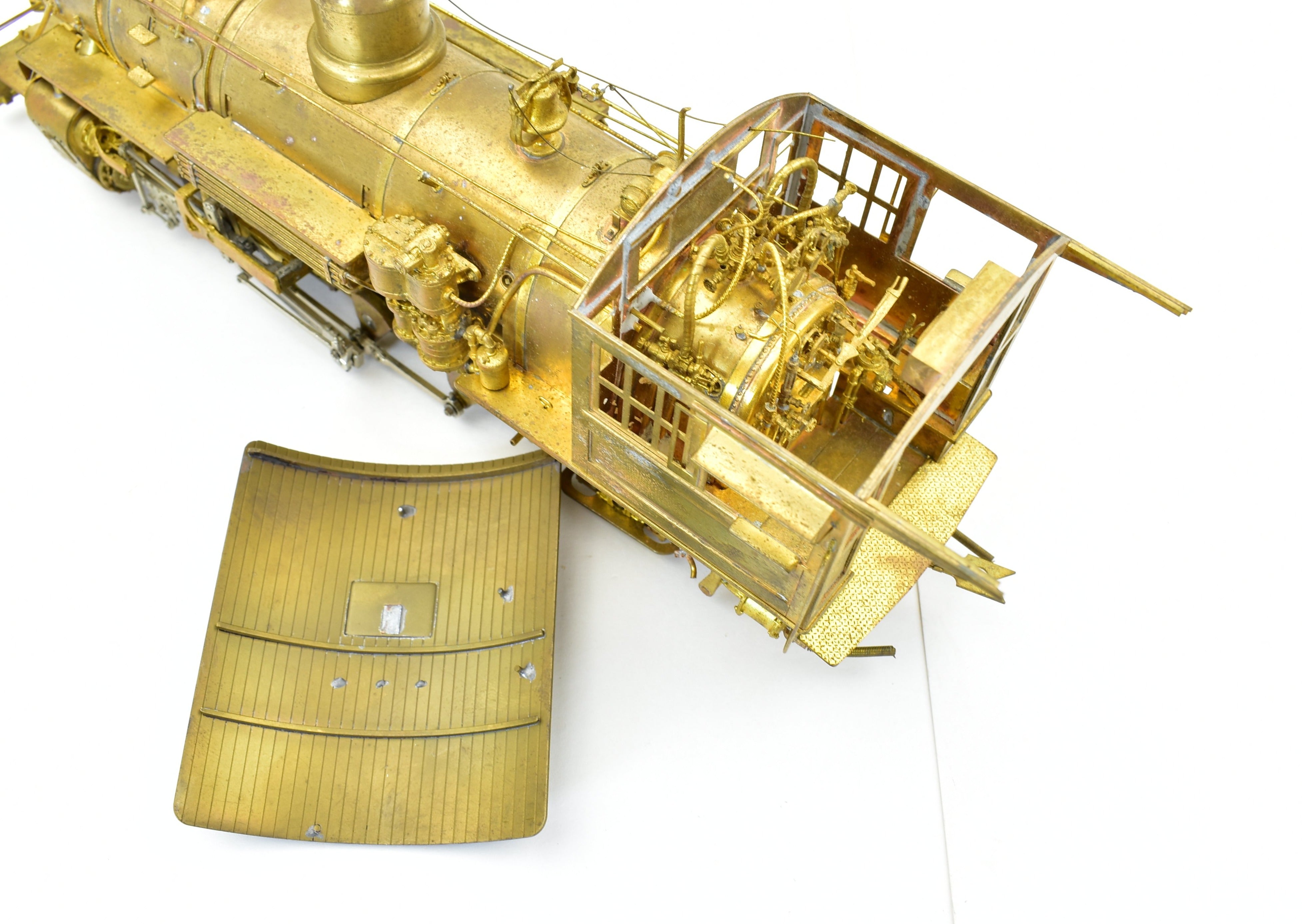 On3 Scale Brass Model Train - Pacific Fast Mail (PFM) Denver & Rio Grande Western Class K - 27 2 - 8 - 2 Steam Locomotive
