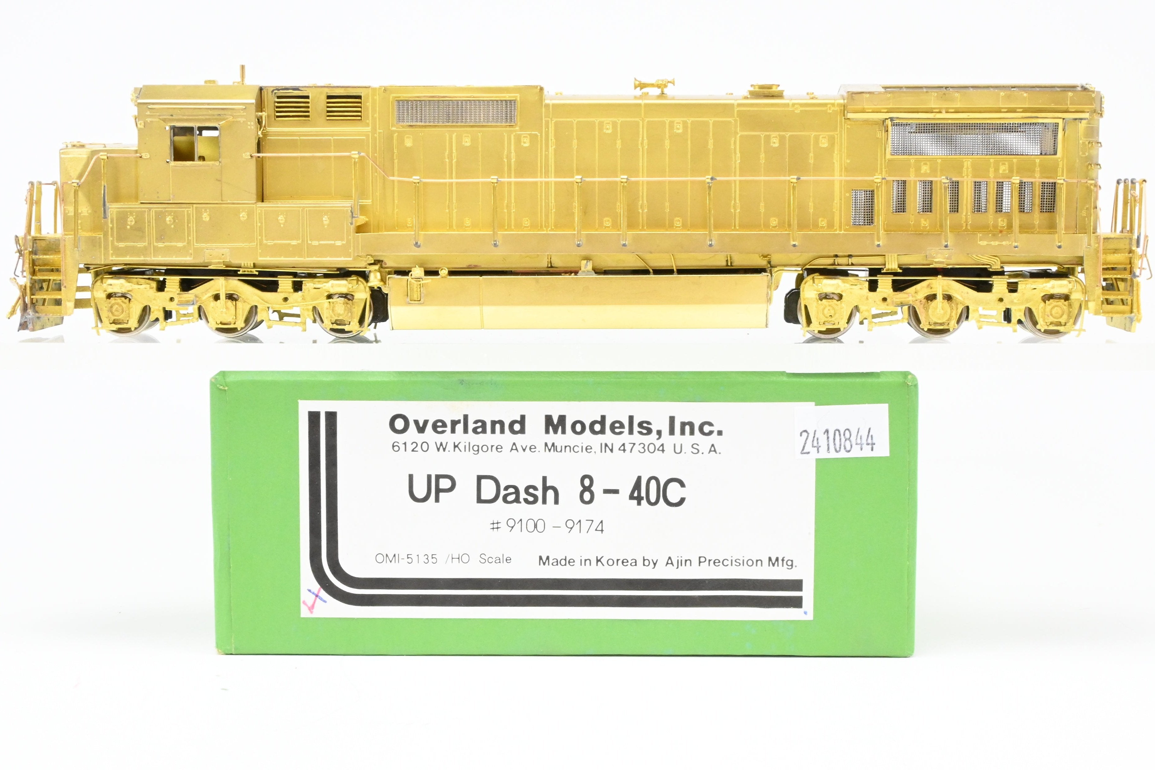 HO Scale Brass Union Pacific GE Dash 8 - 40C Locomotive Models by Overland Models, Inc. (Numbers 9100 - 9174)