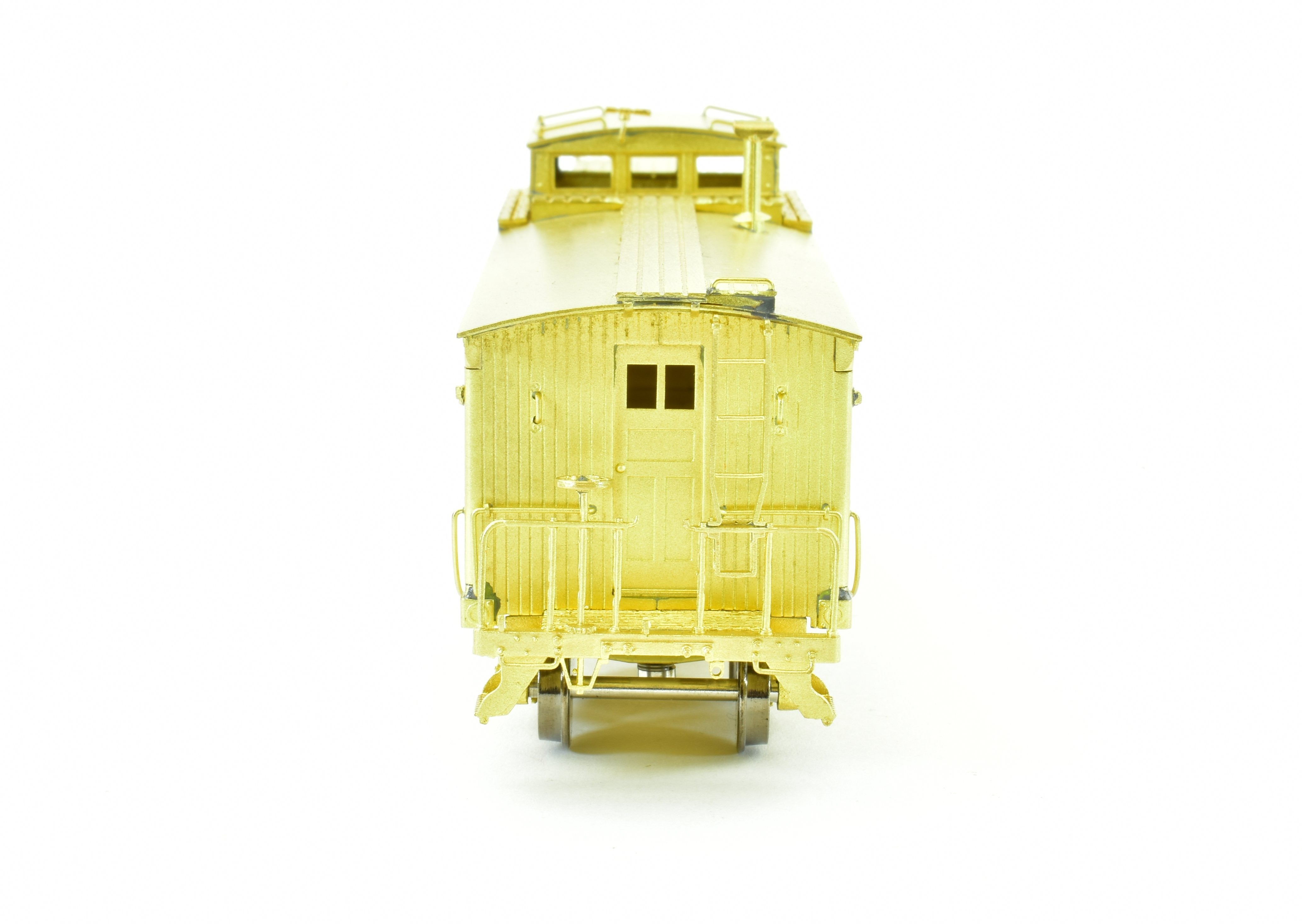 HO Scale Brass OMI - Overland Models, Inc. Pittsburgh & Lake Erie NYC Wood Caboose Model with Spare Parts