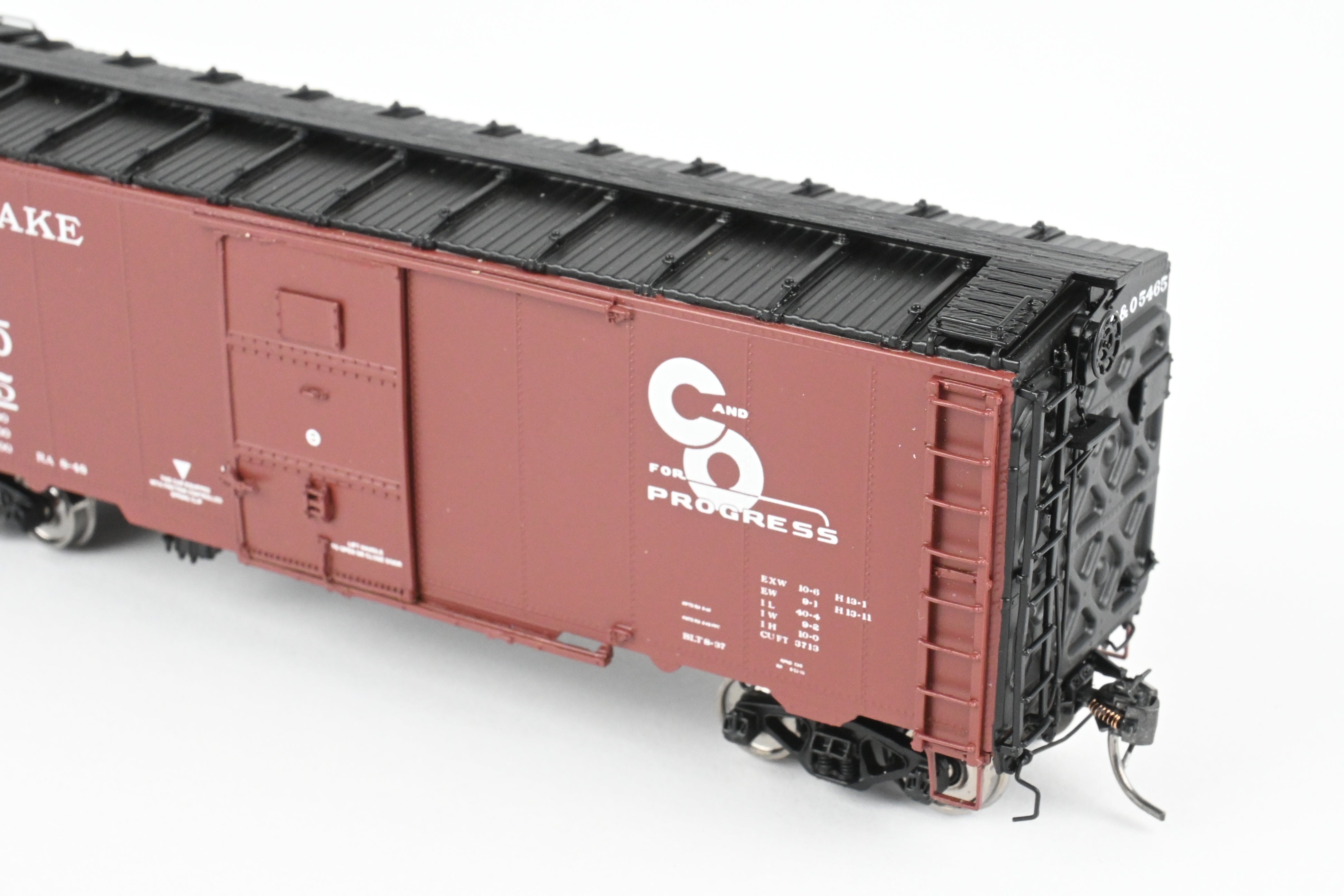 1937 American Scale Models C&O Chesapeake & Ohio Art Deco Boxcar No. 5465