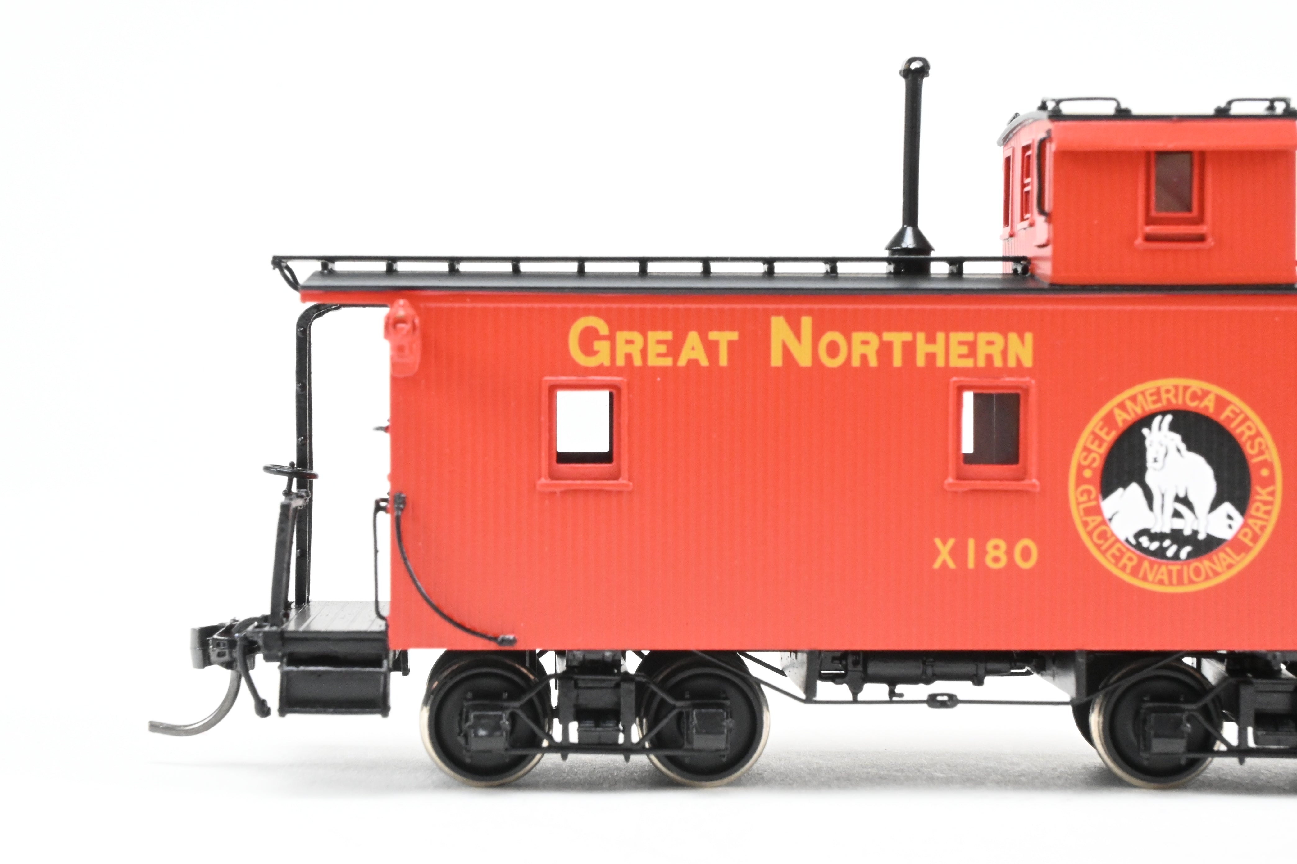 2014 HO Brass North Bank Line 25' Truss Rod Caboose GN X180
