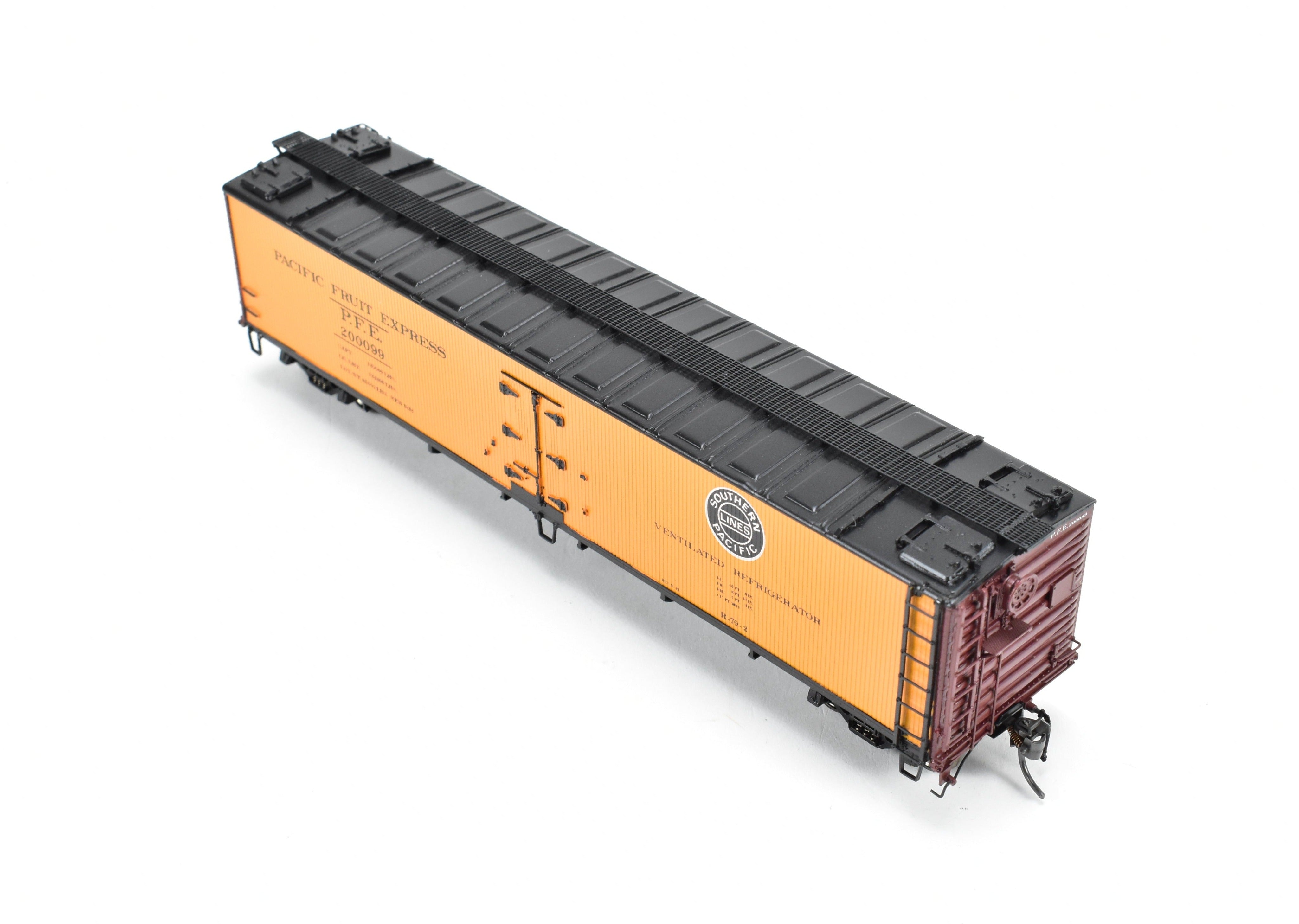 HO Scale Brass Precision 52' R-70-2 Ice Refrigerator Car FP No. 200099