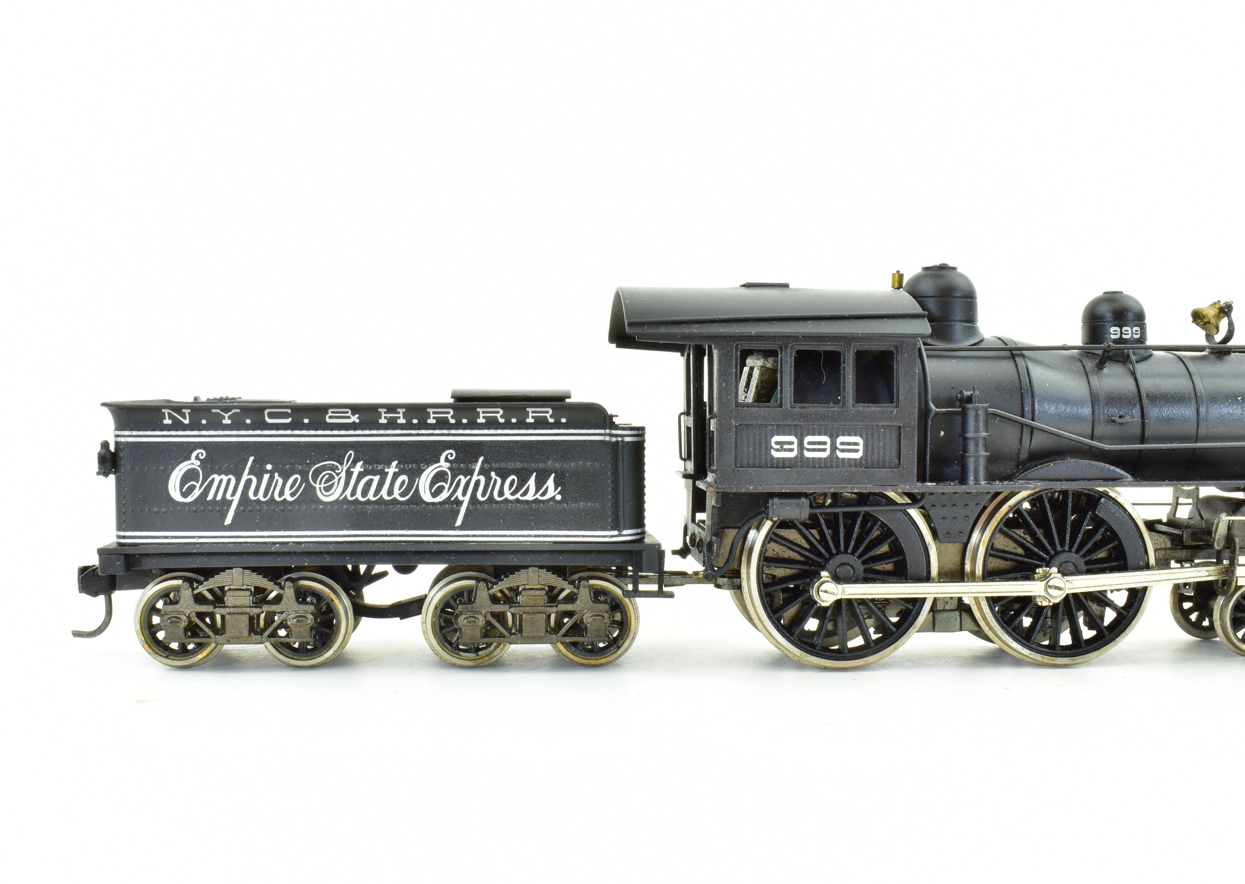 HO Scale Brass Model Train - Ken Kidder's New York Central Buchanan Type 4-4-0 Custom Painted NYC&HRRR #999, a Rare Collectible