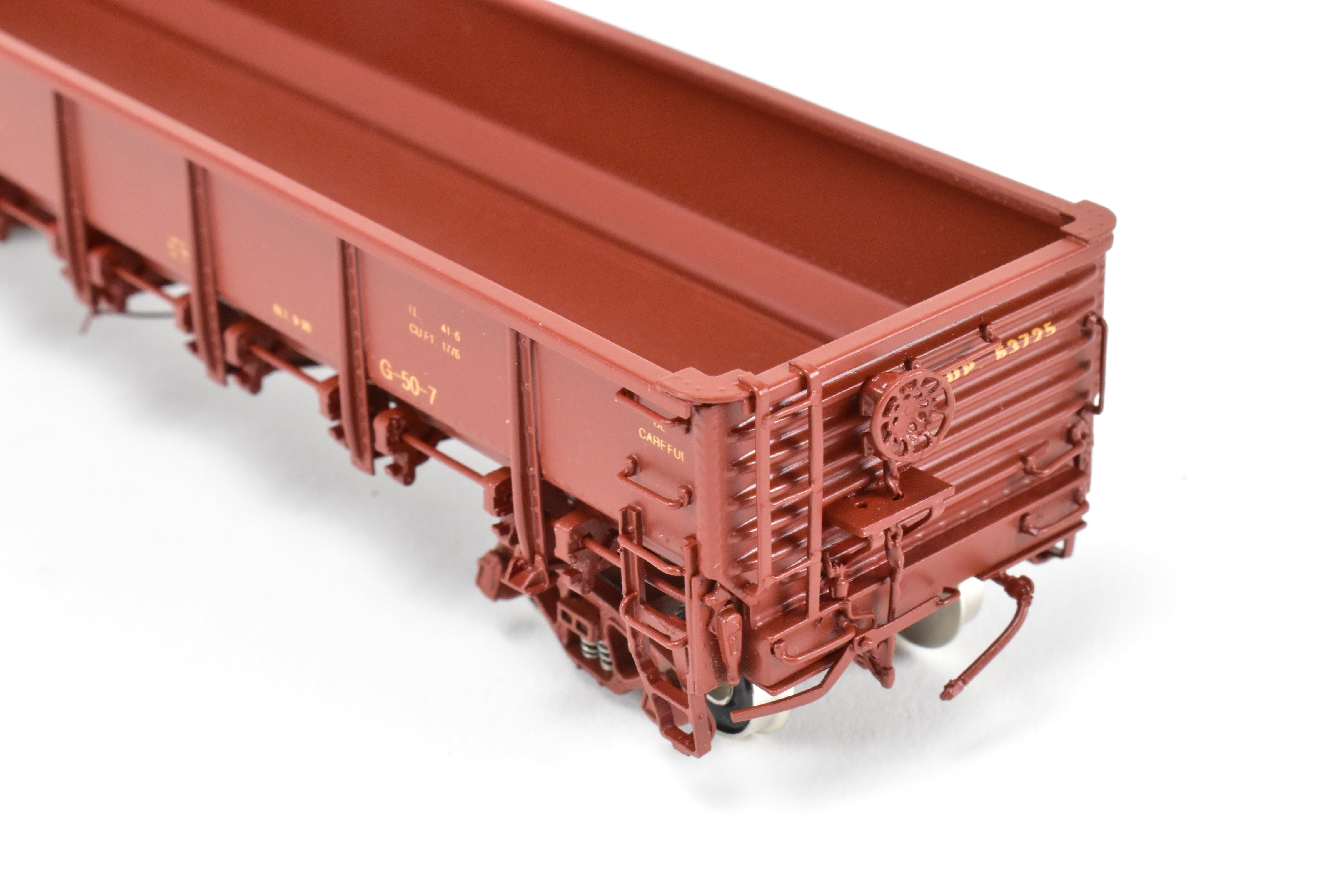HO Brass CIL - Challenger Imports UP G50 - 7 Drop Bottom Gondola V2 (Rivet Sides) #63725