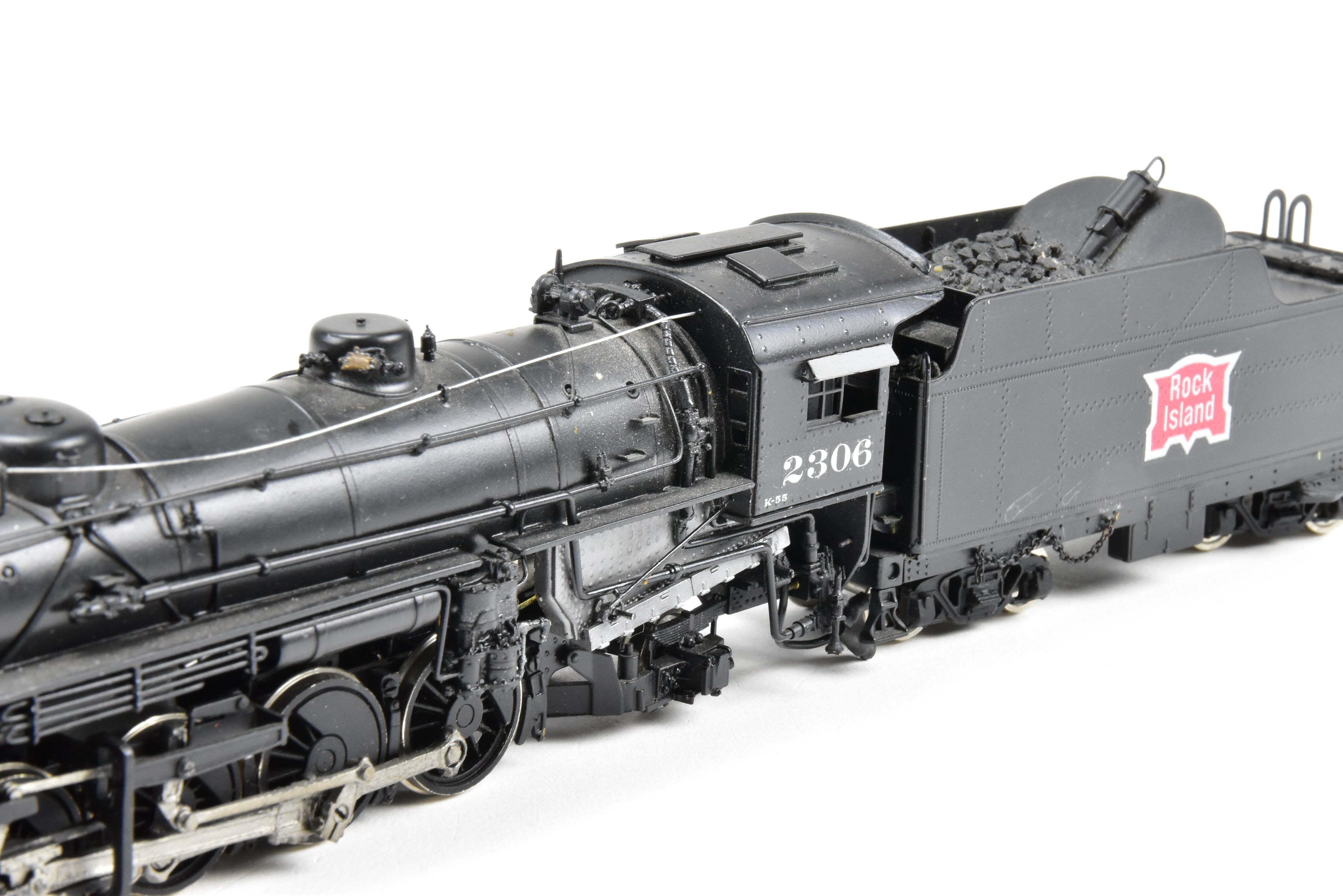 HO Scale Custom Painted Brass PFM Rock Island USRA 2-8-2 Light Mikado #2306