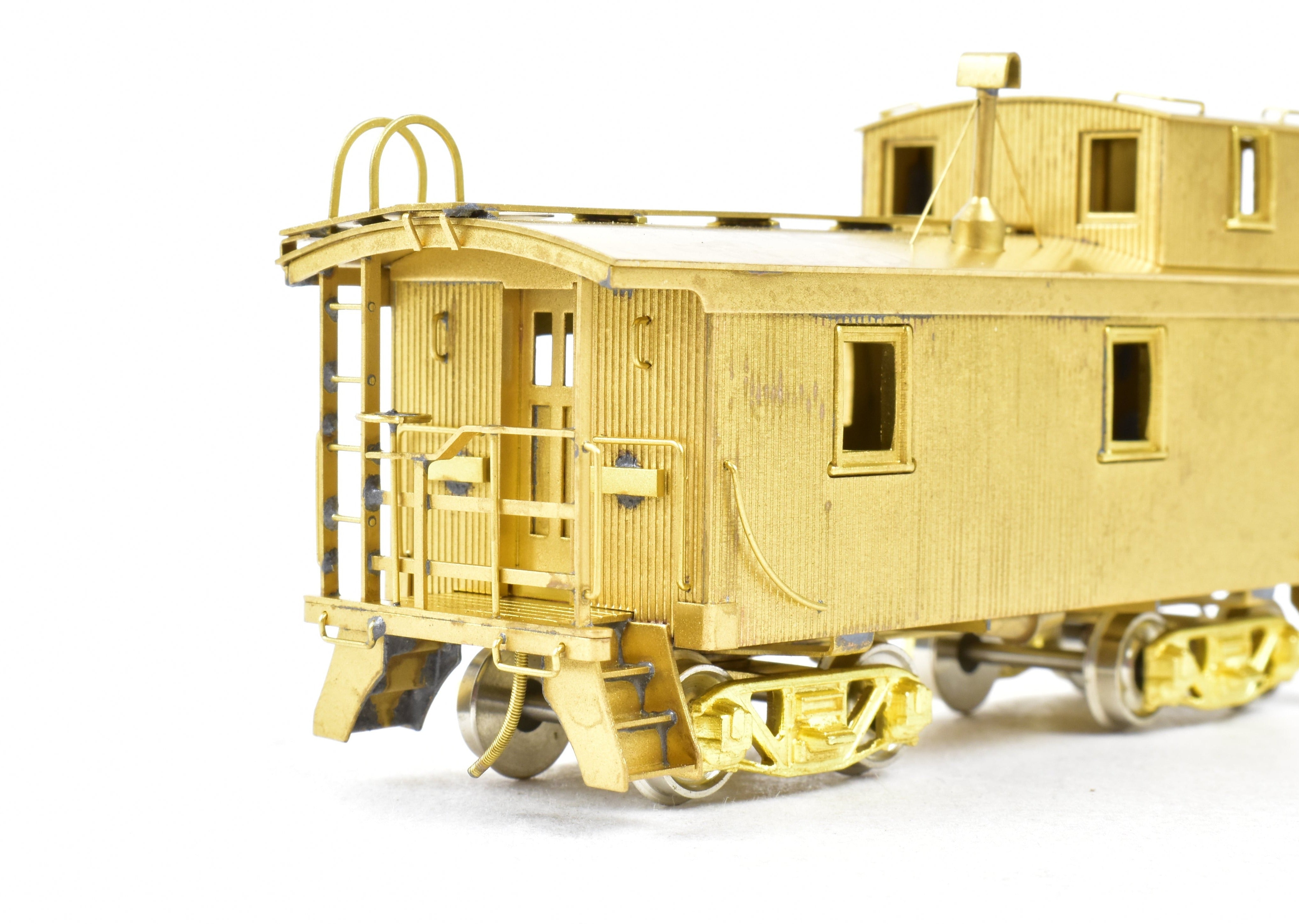 HO Scale Brass Model Northwest Short Line (NWSL) and Northern Pacific (NP) Wood Caboose for Model Train Enthusiasts