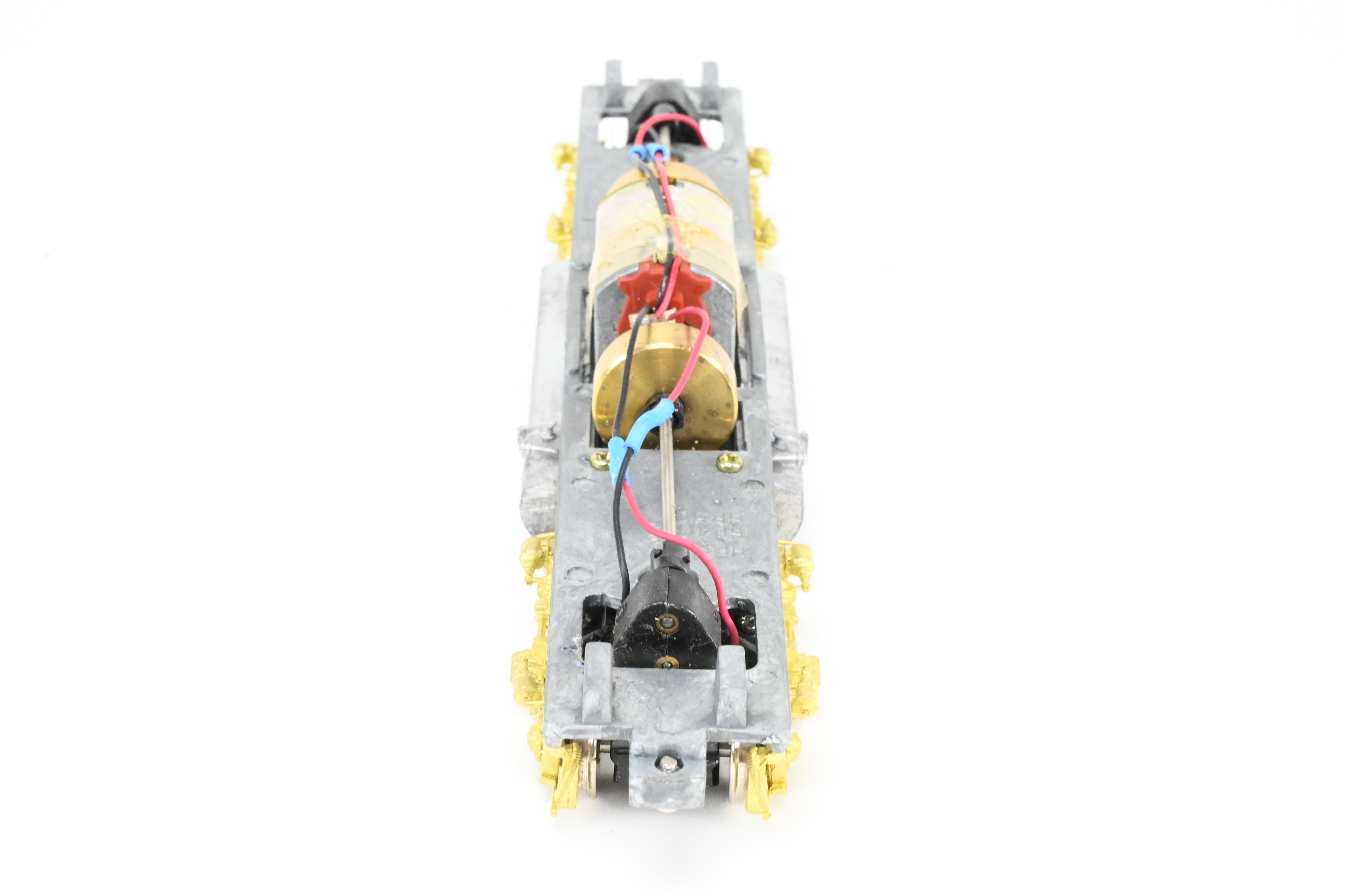 HO Scale Brass Athearn EMD GP40 - 2 Model Train Drive Systems with Blomberg B Trucks and Large Fuel Tank from Overland Models Inc. for Various Roads