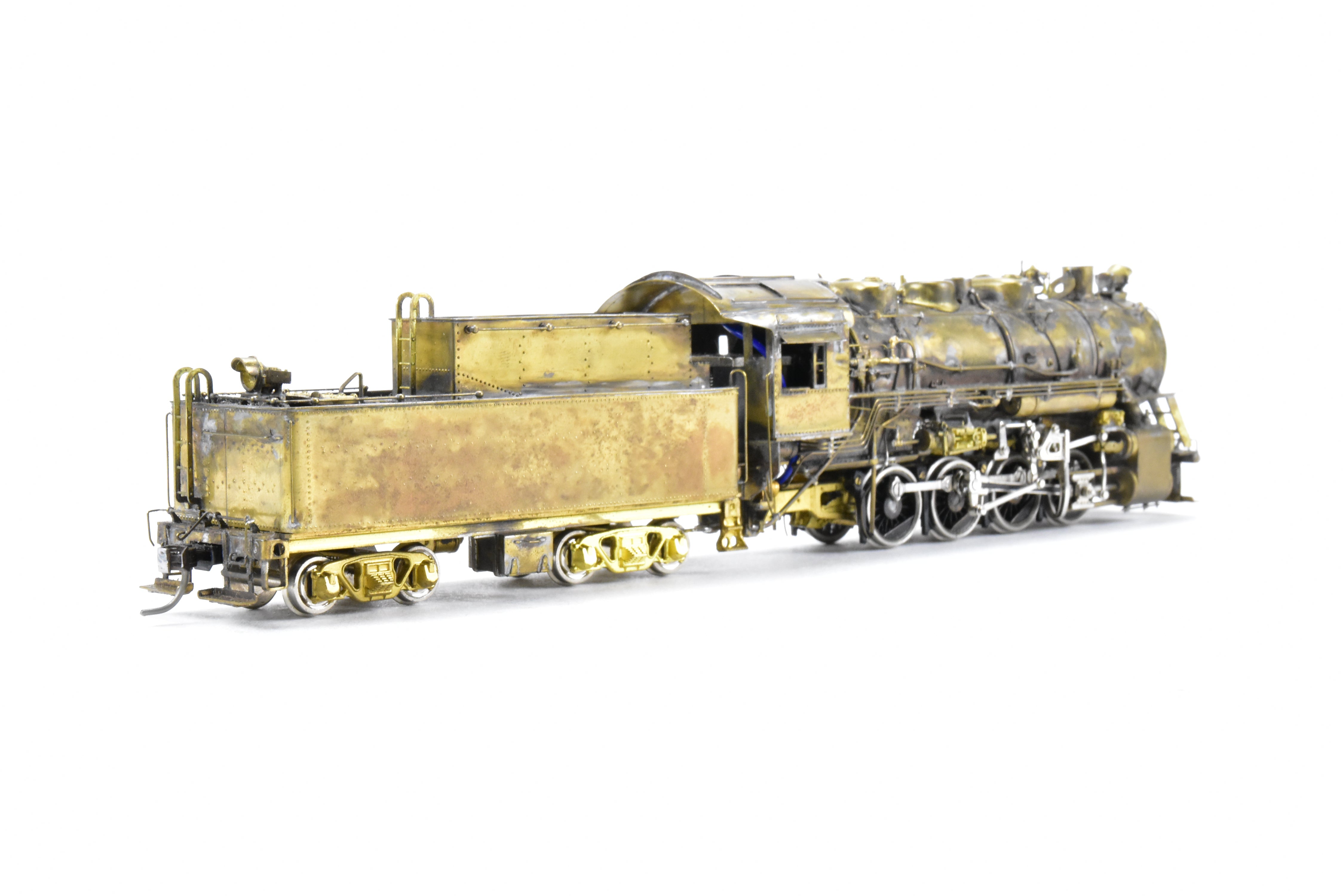 Exquisite HO Scale Brass Custom Model of Missouri Pacific 0-8-0 No. 9701 Scratch Built by Joe G. Collias - One-of-a-Kind Collector's Item