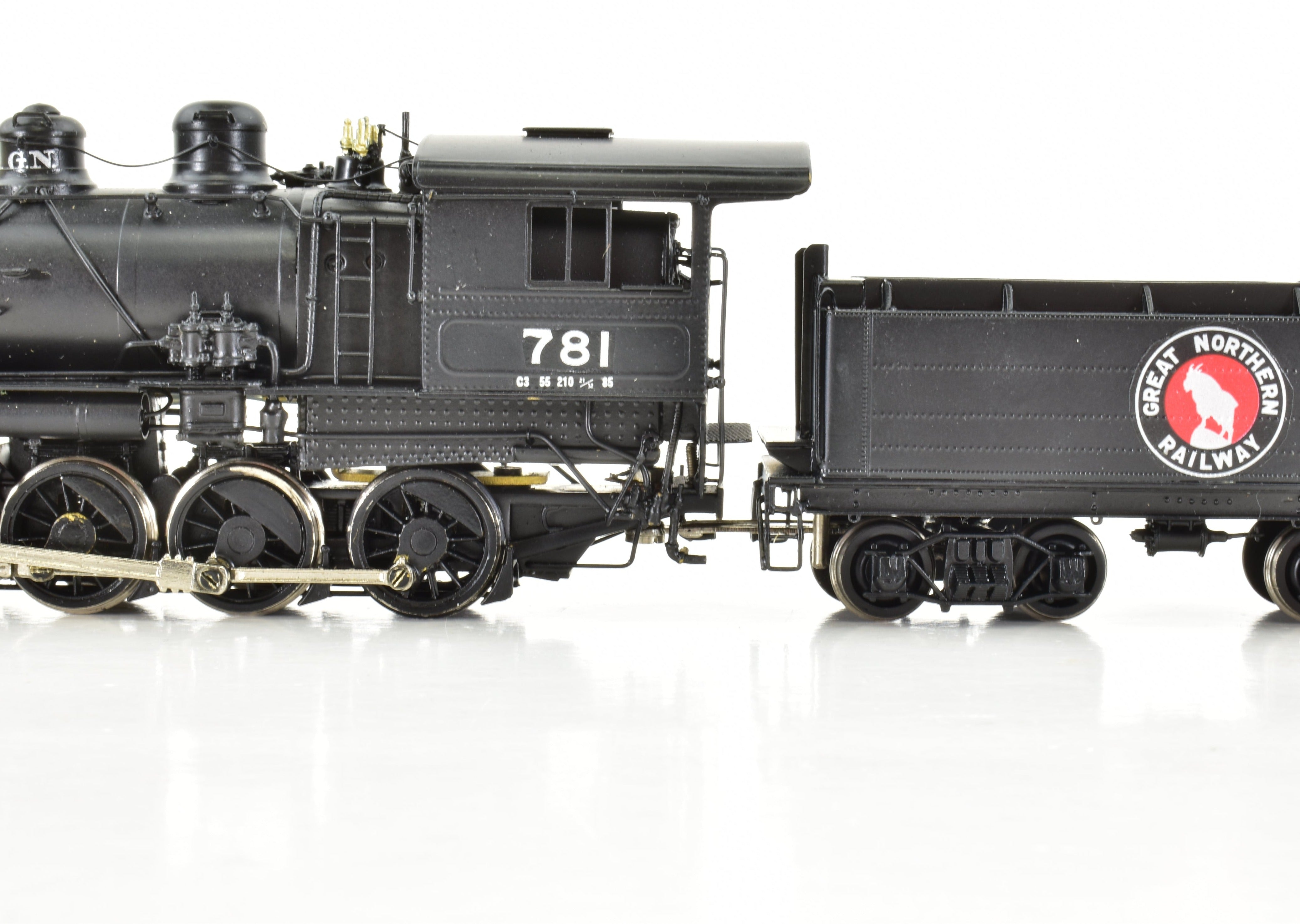 HO Scale Brass Great Northern 0-8-0 Class C-4 No. 781 Custom Painted Model