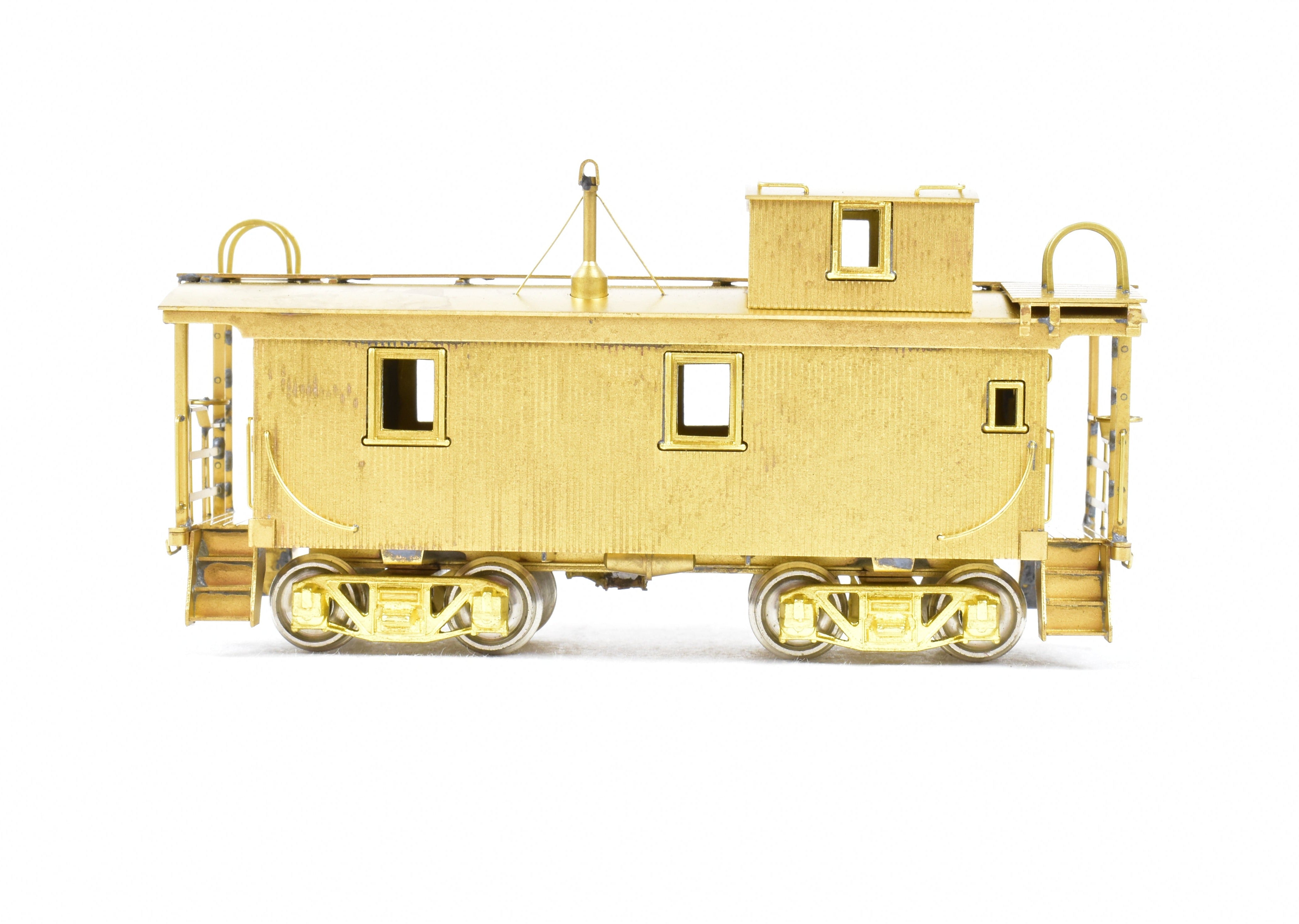HO Scale Brass Model Northwest Short Line (NWSL) and Northern Pacific (NP) Wood Caboose for Model Train Enthusiasts