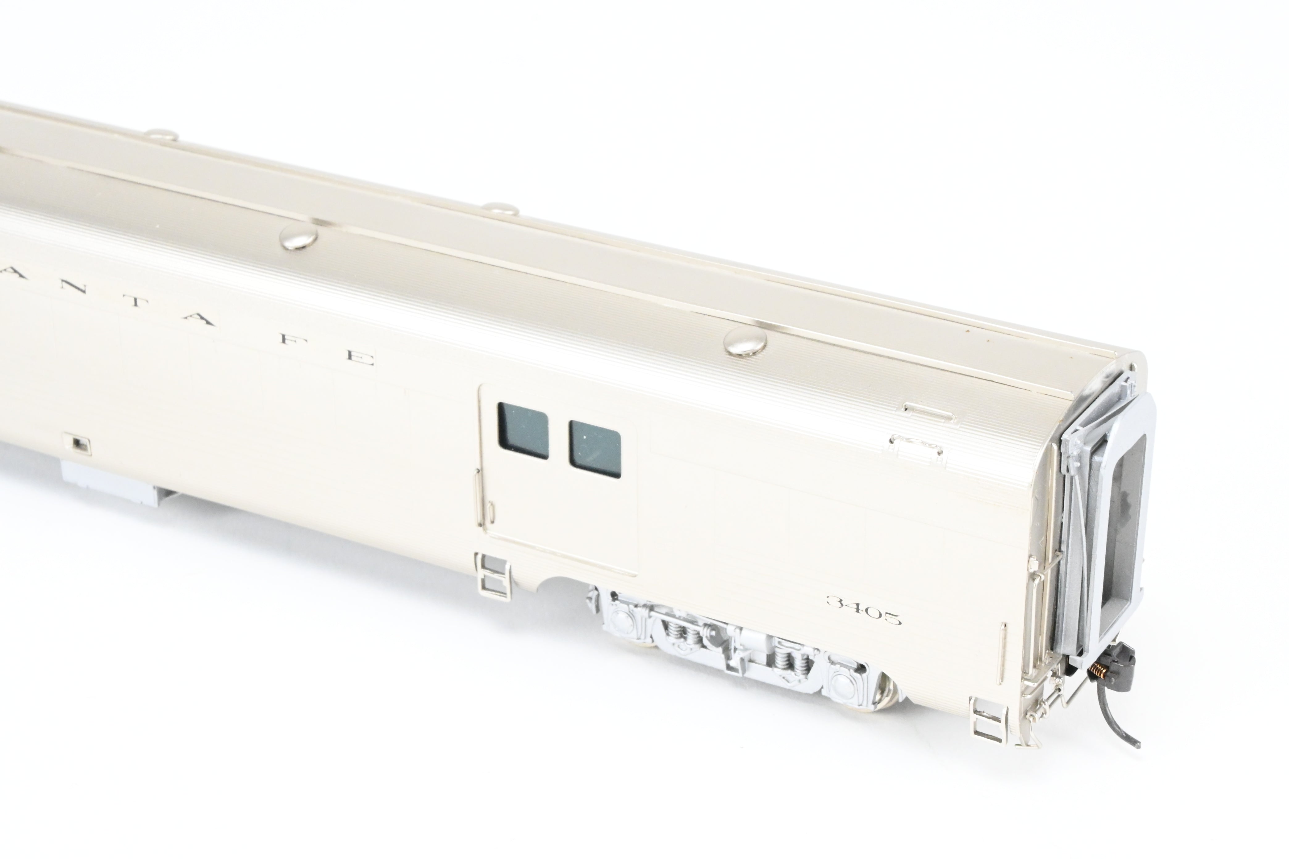 HO Scale Brass W&R Enterprises ATSF - Santa Fe Baggage - Mail Car Models Ranging from No's 3404 to 3408, Specifically Finished as No. 3405