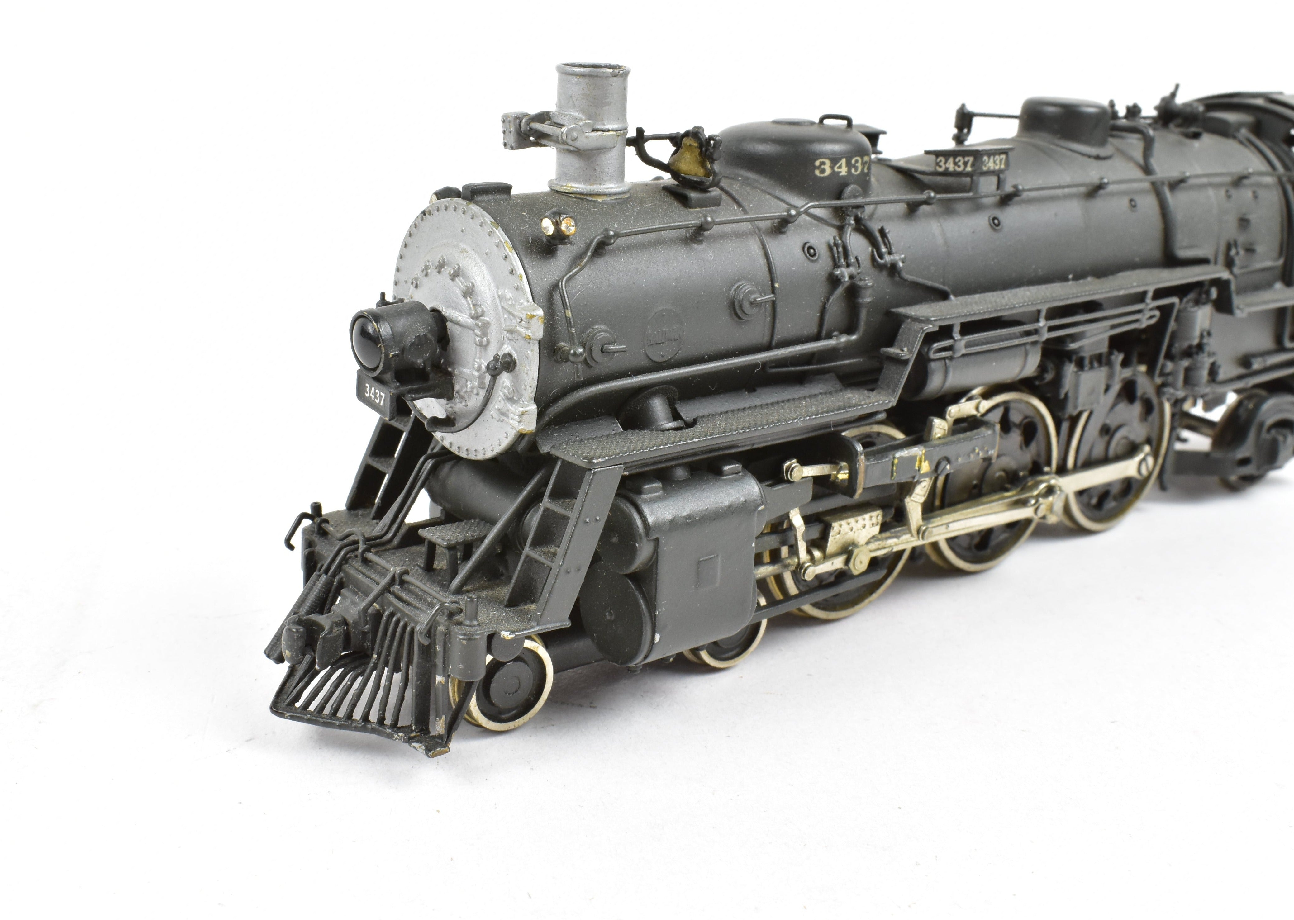 HO Scale Brass Balboa ATSF Santa Fe 3400 Class 4-6-2 Pacific Locomotive CP #3437