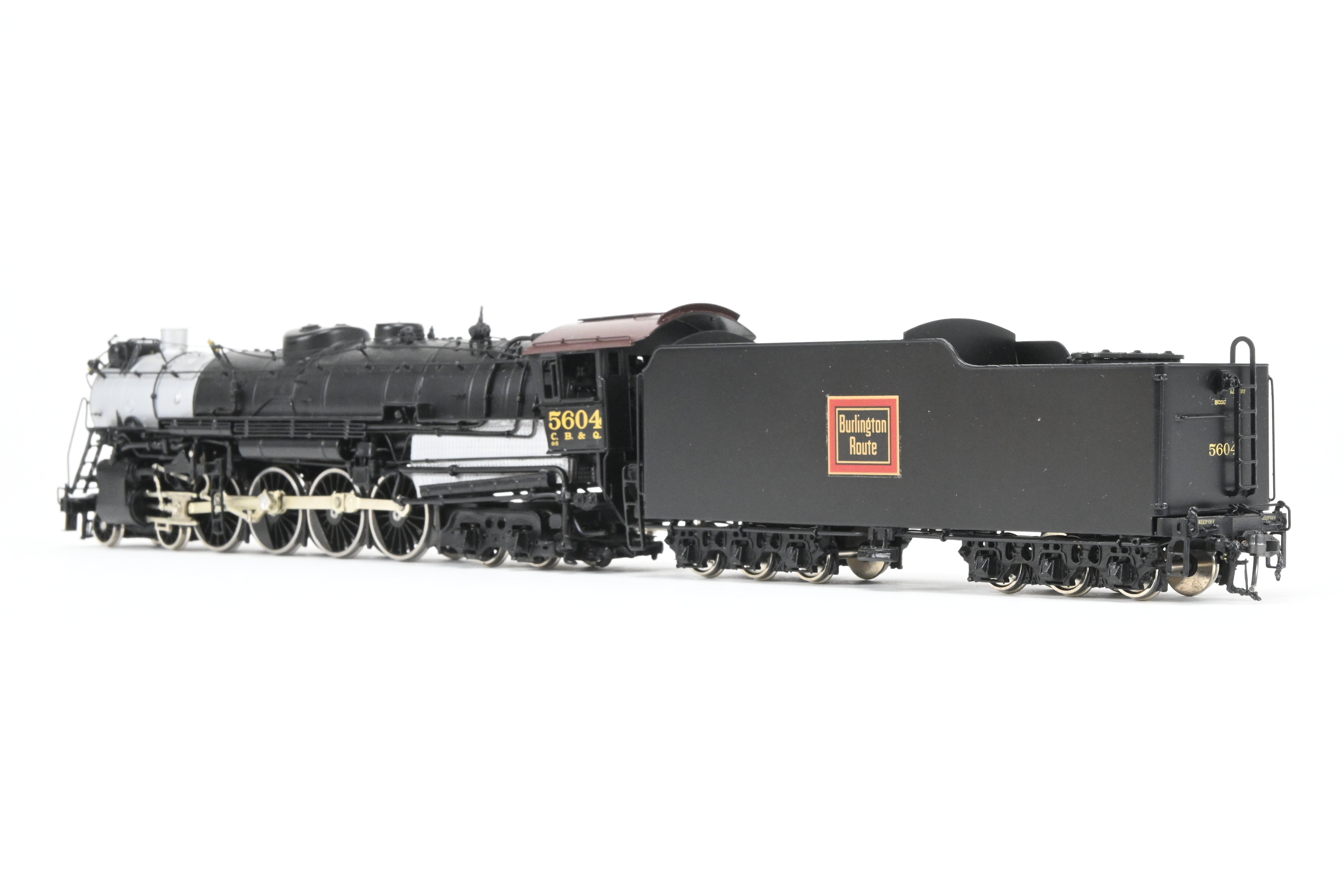 HO Scale Brass Oriental Limited CB&Q Burlington O-5 4-8-4 Open Cab Locomotive No. 5604